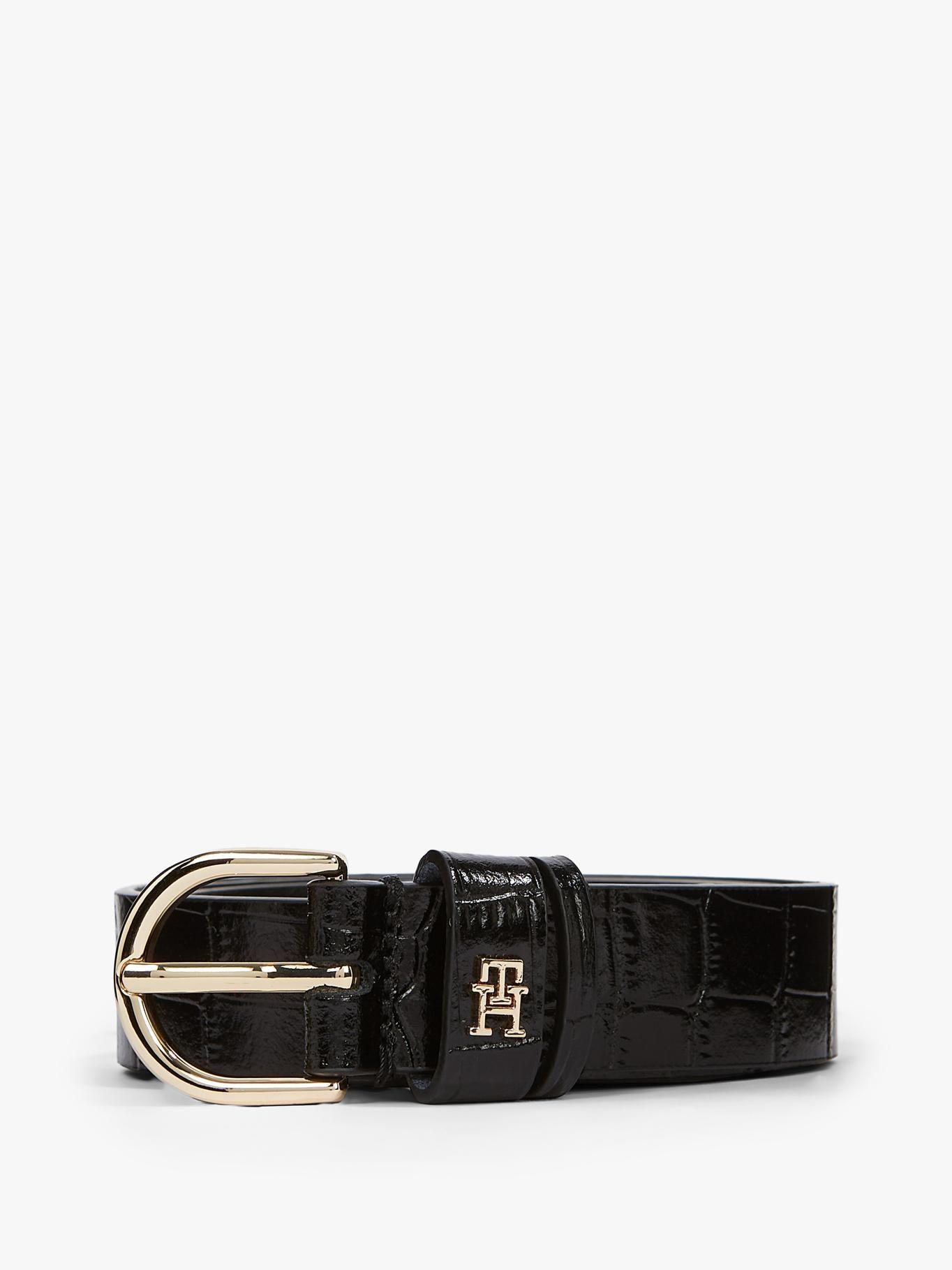 Cinturón Essential De Cuero Negro Tommy Hilfiger-3