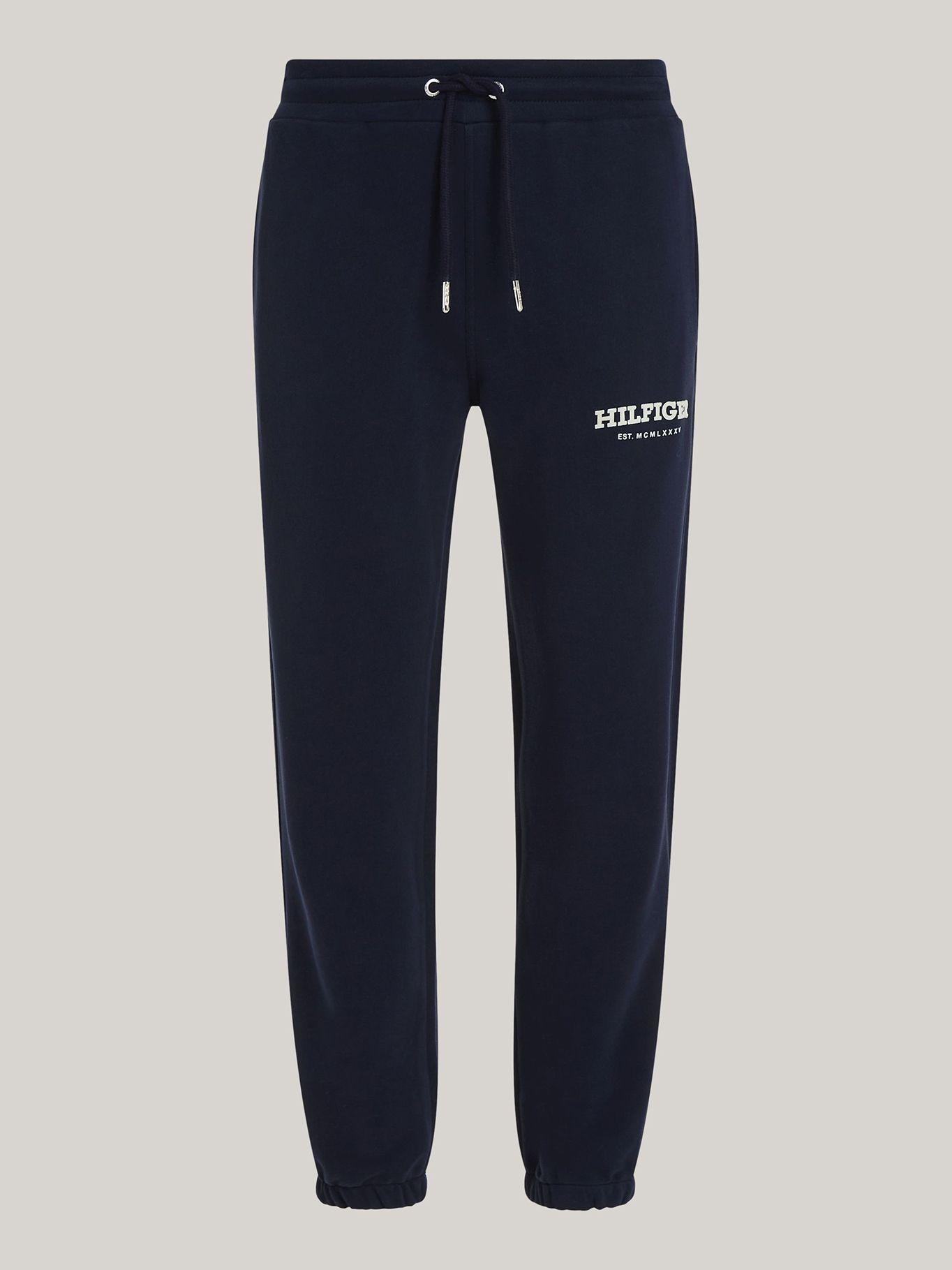 Jogger Con Logo Monotype Azul Tommy Hilfiger-4