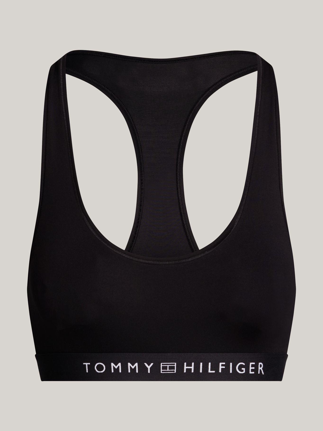 Bralette Sin Relleno Con Logo Negro Tommy Hilfiger-4