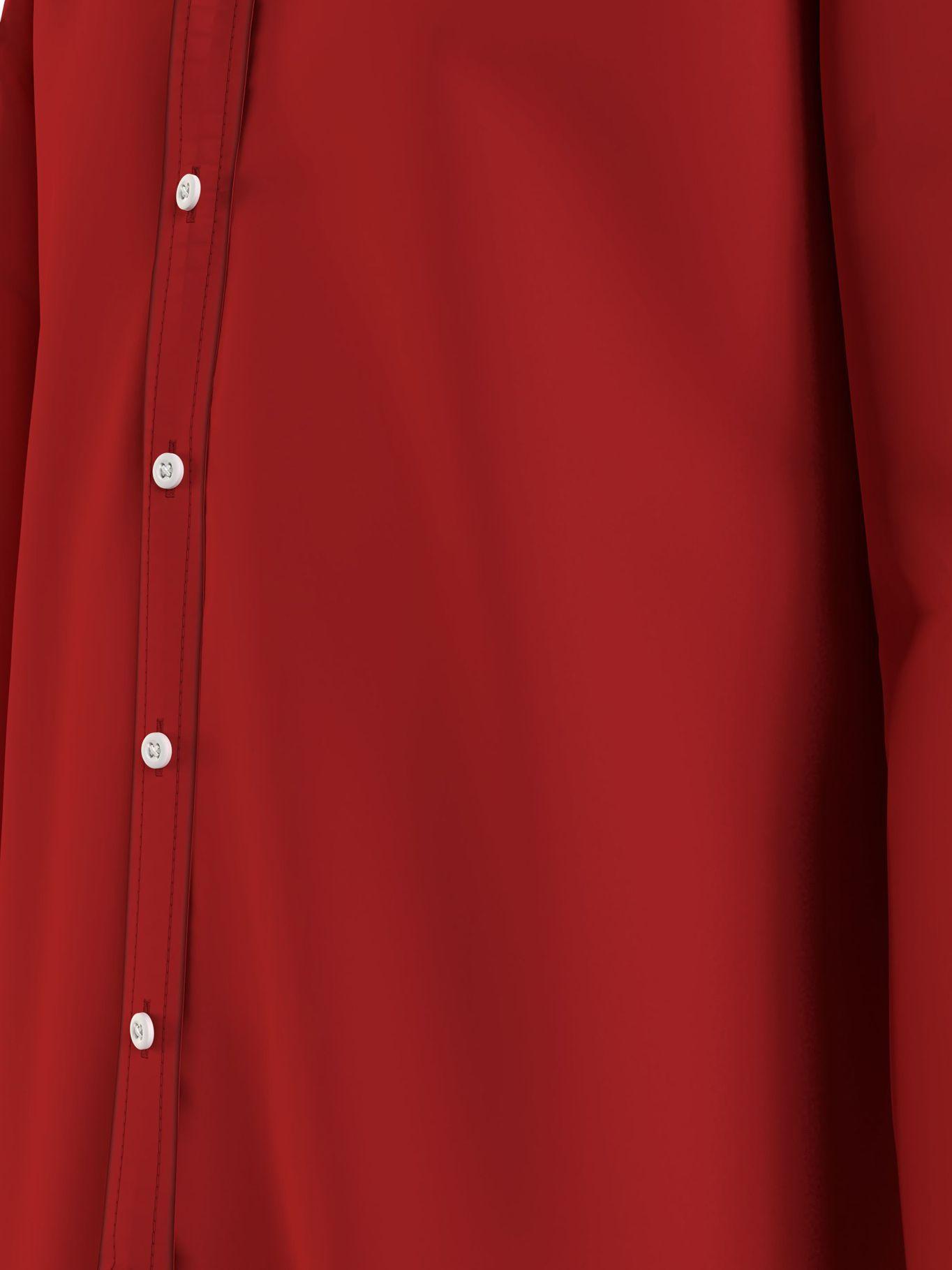 Camisa Classic Flex Poplin Rojo Tommy Hilfiger-4