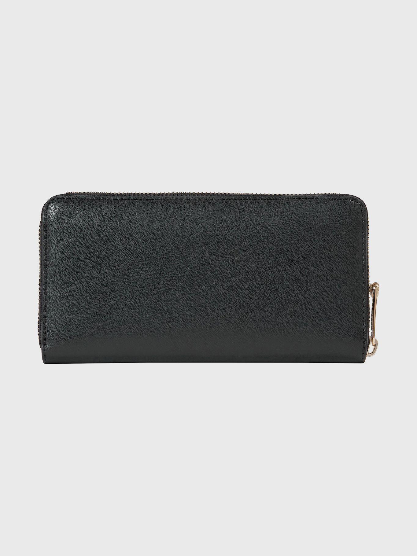 Billetera Chic Grande Con Cierre Negro Tommy Hilfiger-1