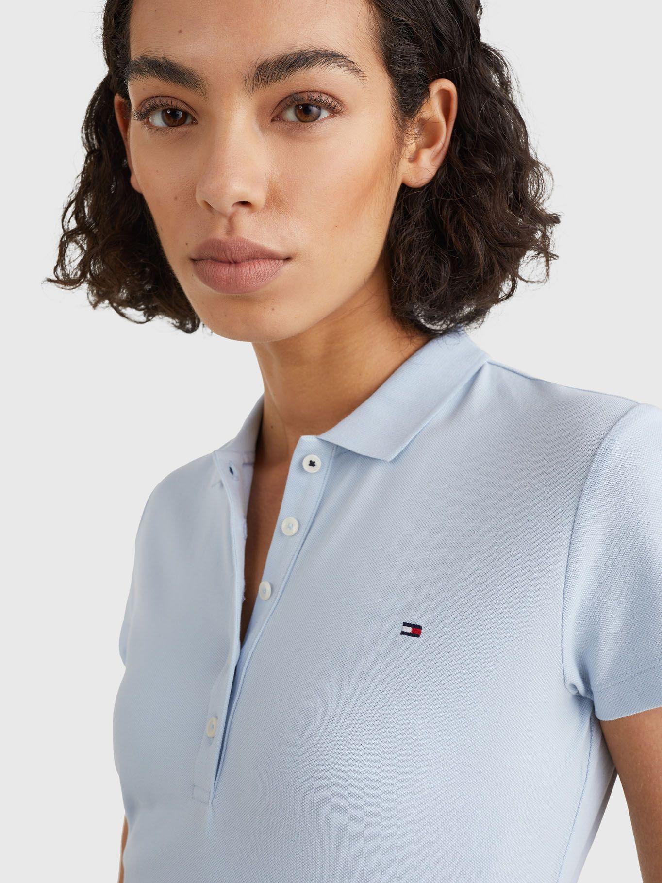 Polo Essential Slim Celeste Tommy Hilfiger-3