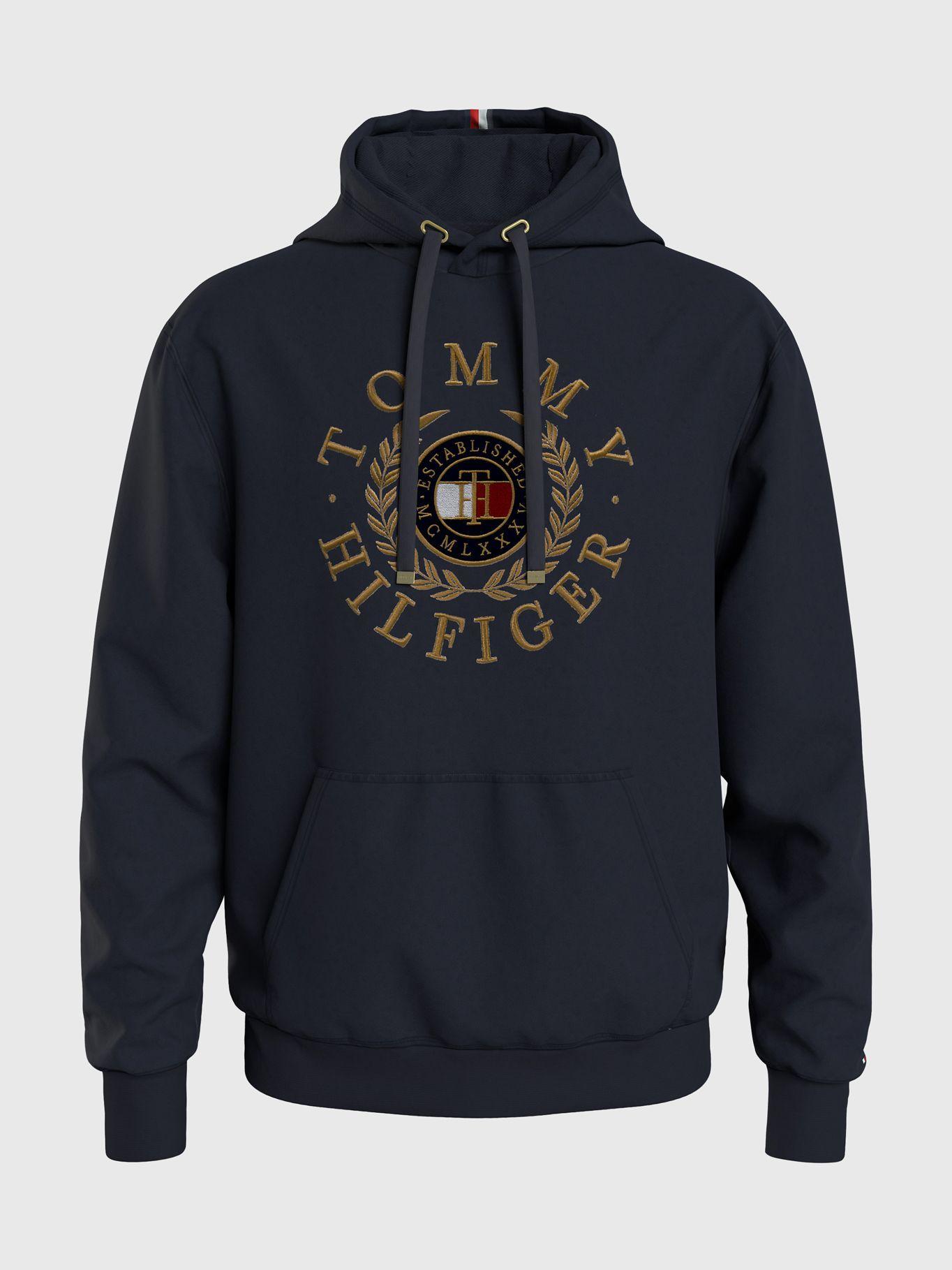 Polerón Hoodie Icons Azul Tommy Hilfiger JN2-0