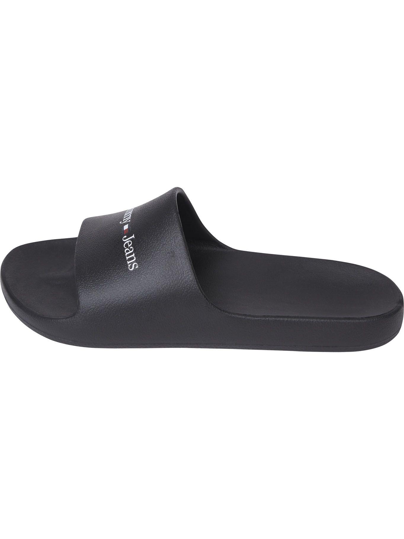 Sandalias Logo Script Negro Tommy Hilfiger-2