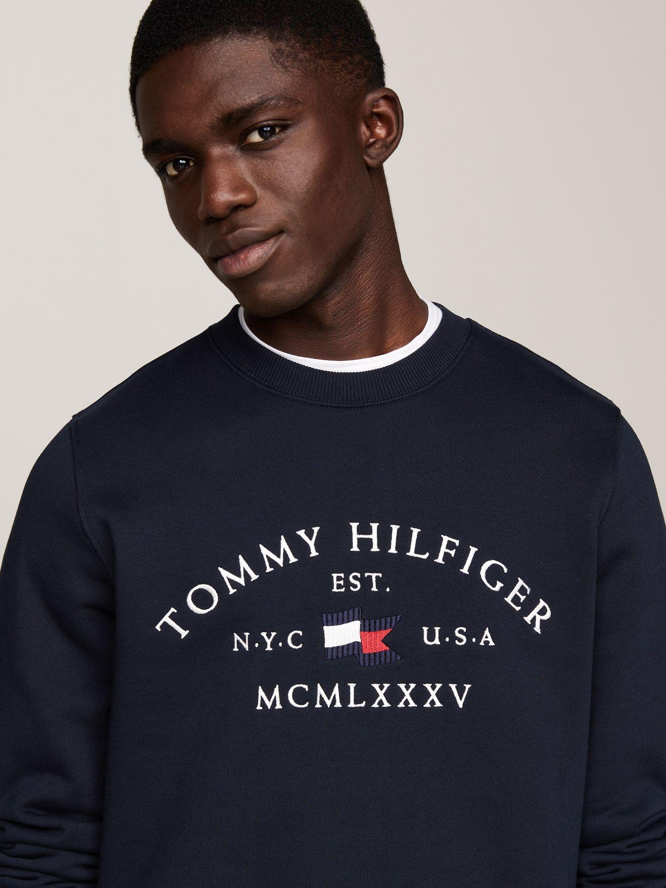 Polerón Nautical Arch Logo Azul Tommy Hilfiger-3