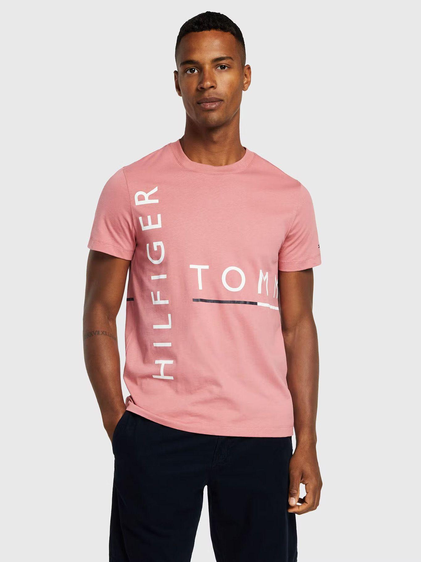 Polera Graphic Off Logo Rosado Tommy Hilfiger-0