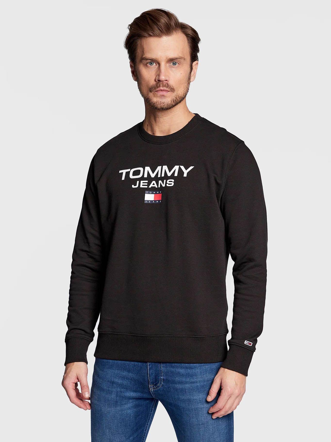 Polerón Entry Con Logo Negro Tommy Jeans-0