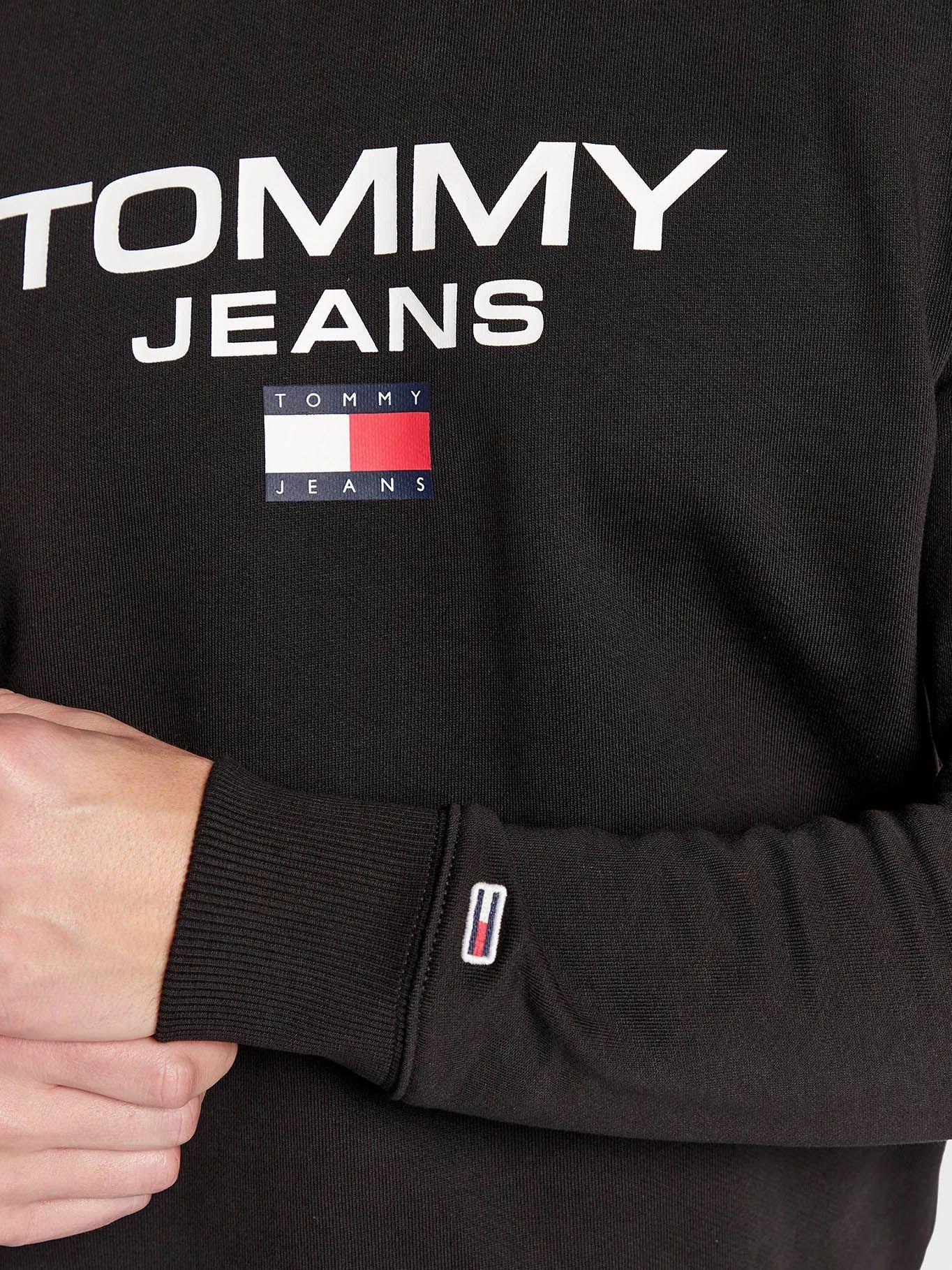 Polerón Entry Con Logo Negro Tommy Jeans-3