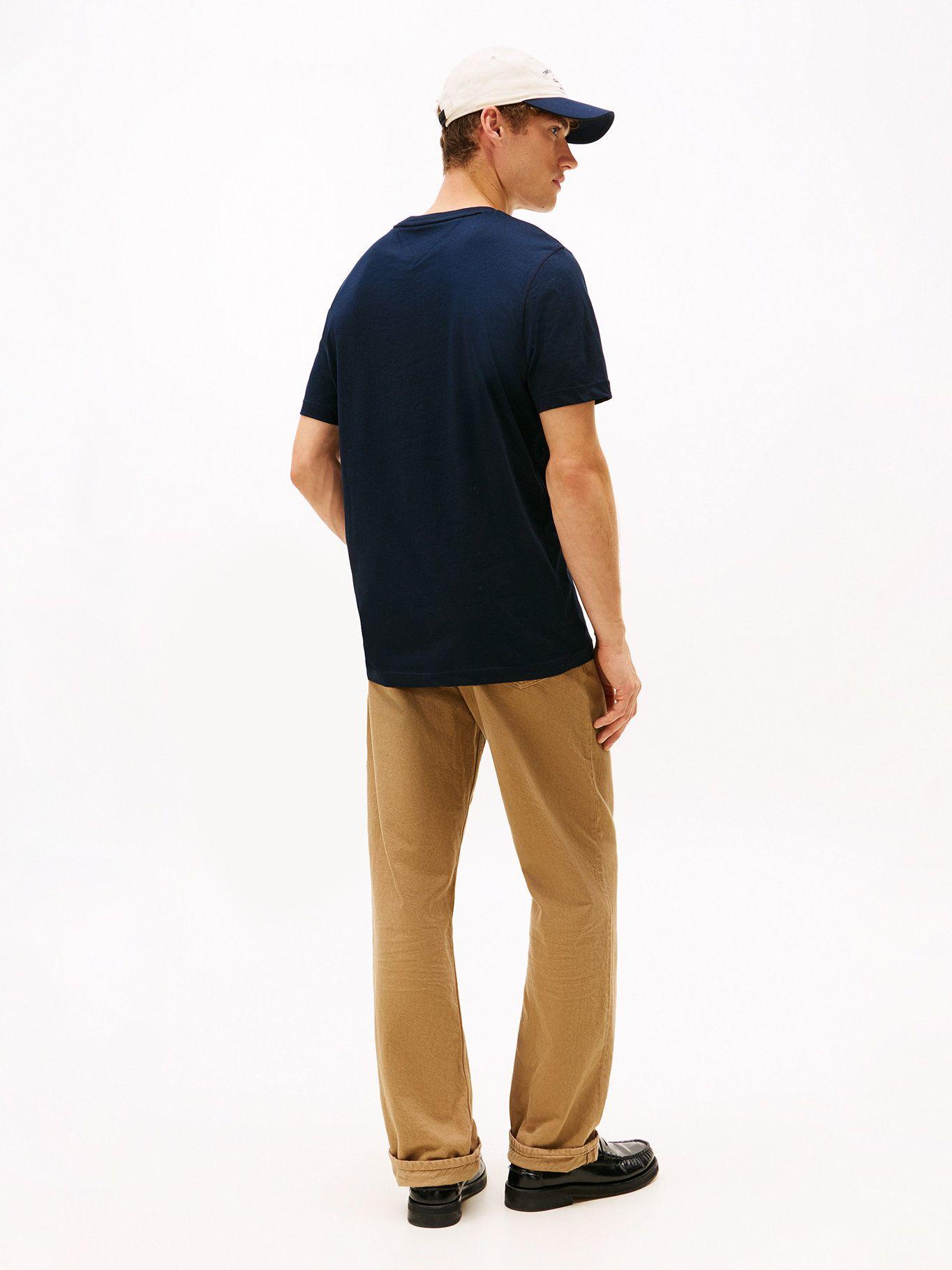 Polera Logo Gráfico Regular Azul Tommy Hilfiger DW5-2