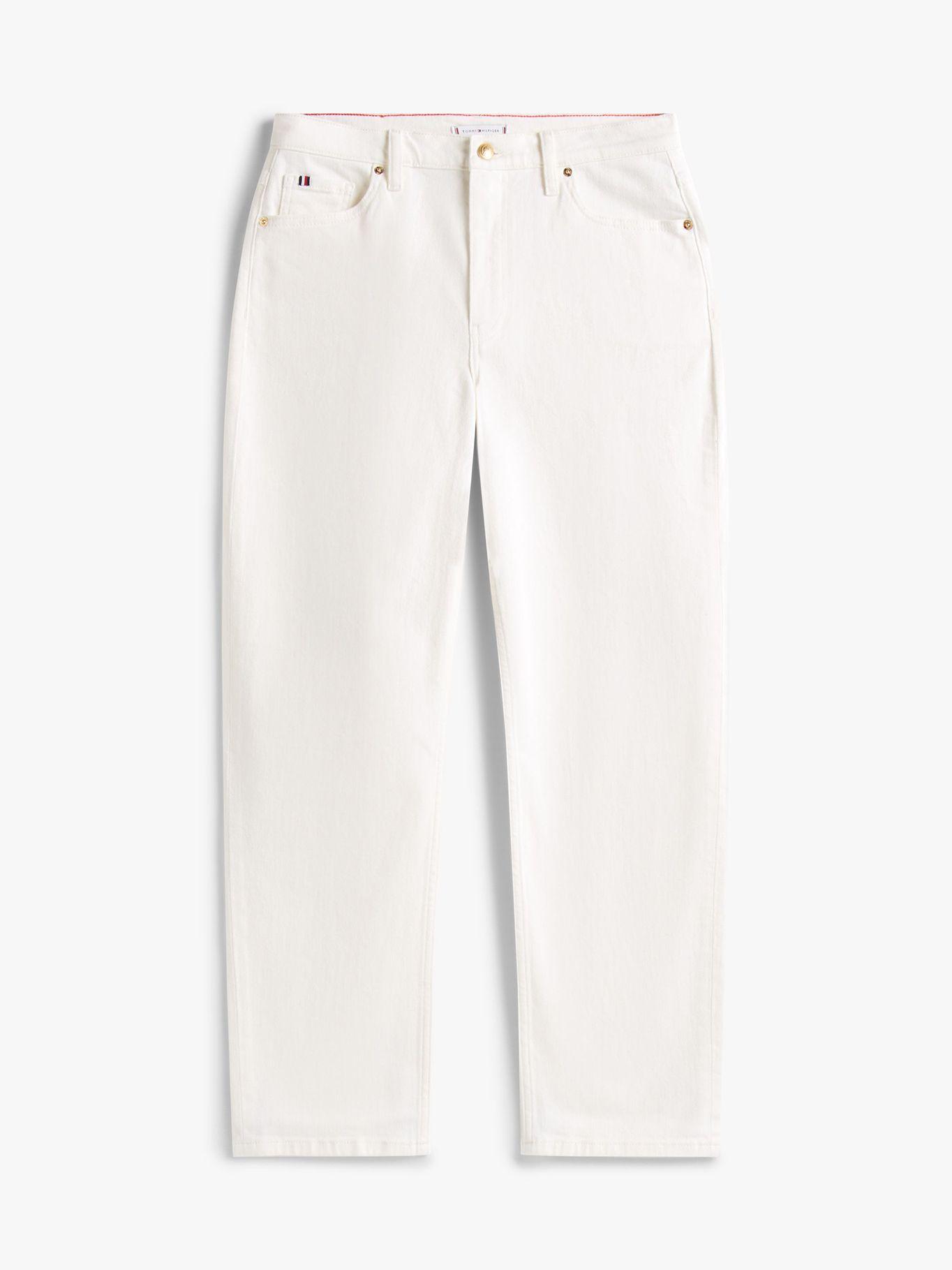 Jeans Clásico De Corte Recto Blanco Tommy Hilfiger-4