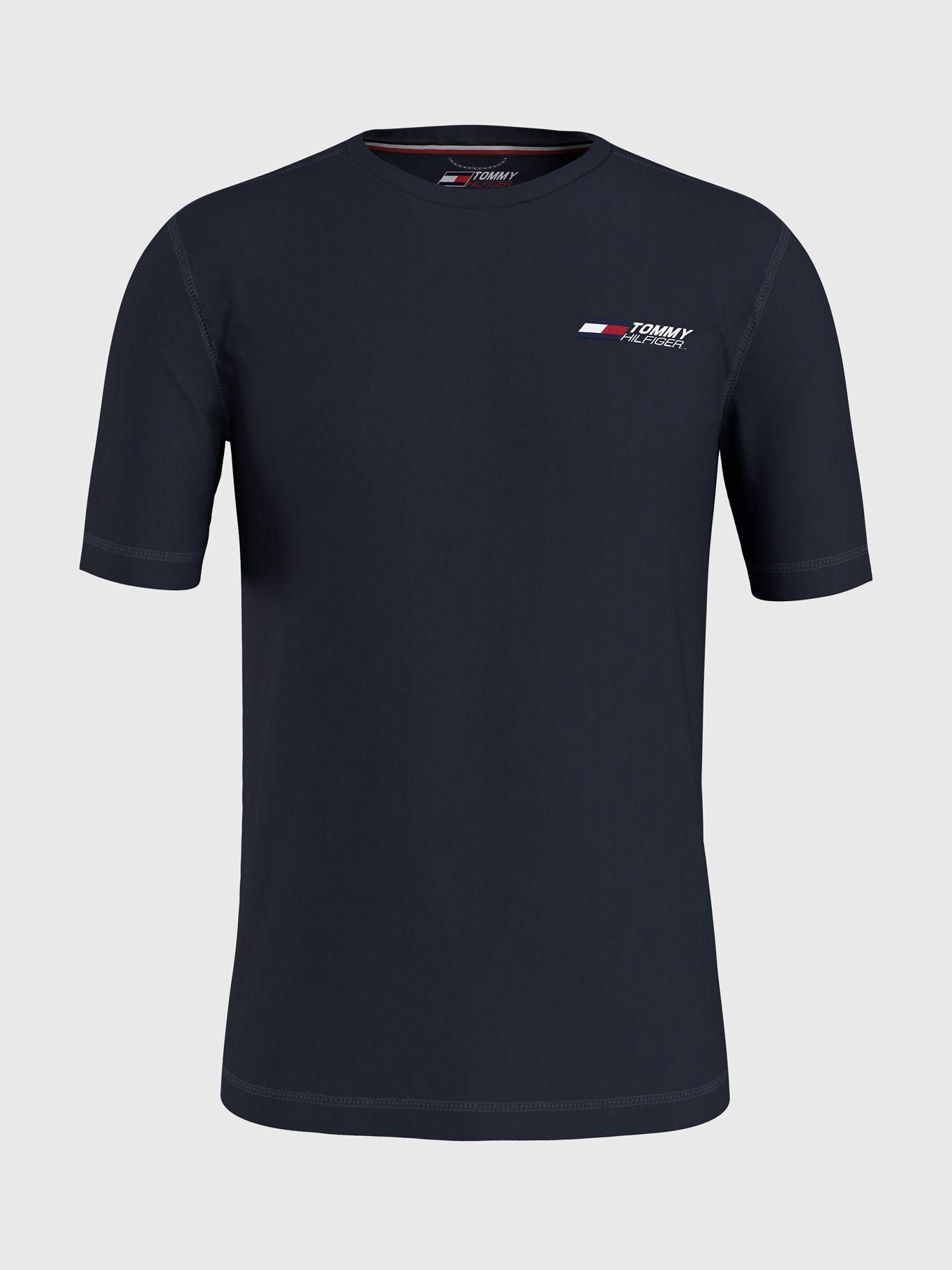 Polera Sport Slim Fit Azul Tommy Hilfiger MY2-0