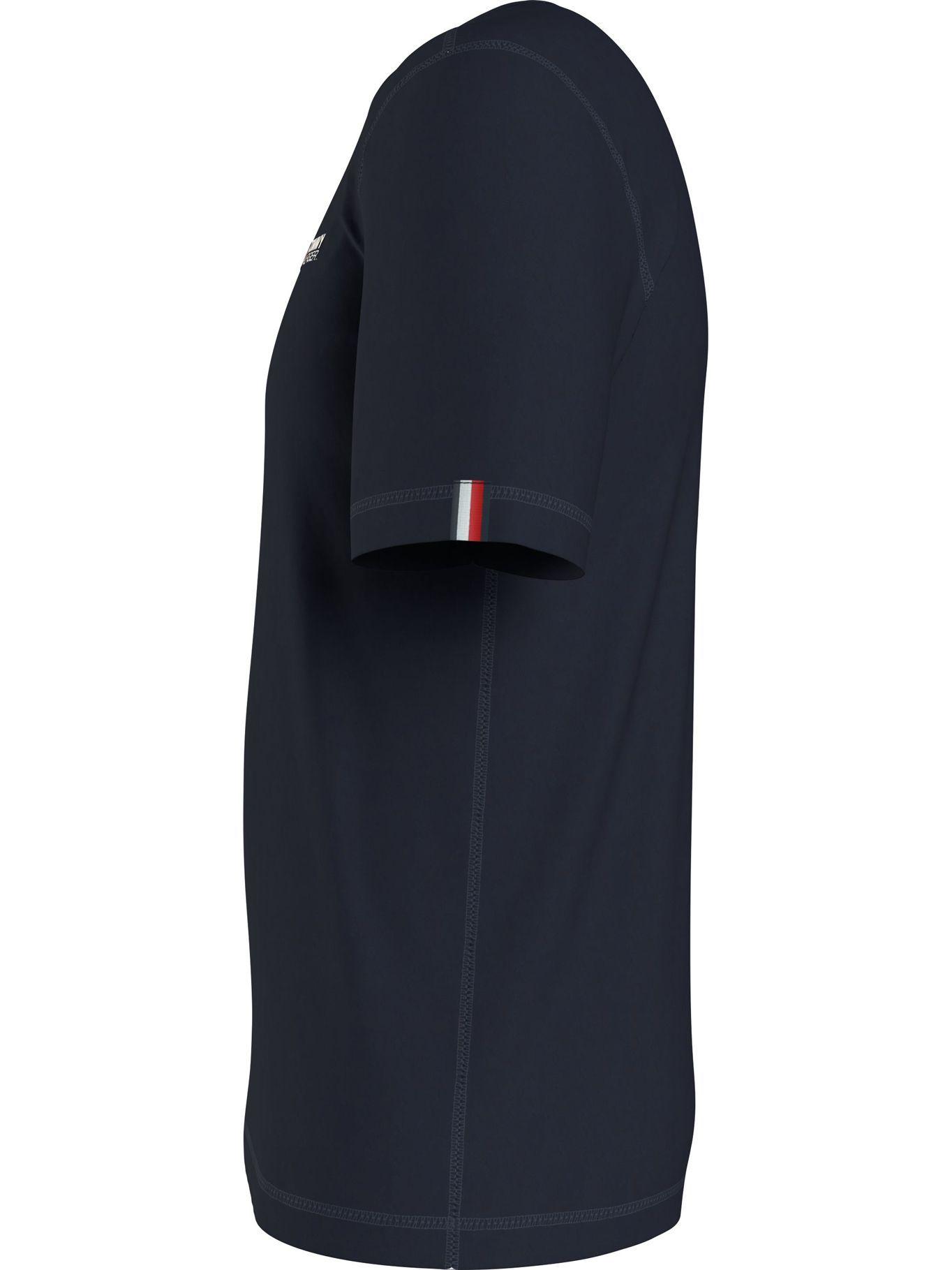 Polera Sport Slim Fit Azul Tommy Hilfiger MY2-3