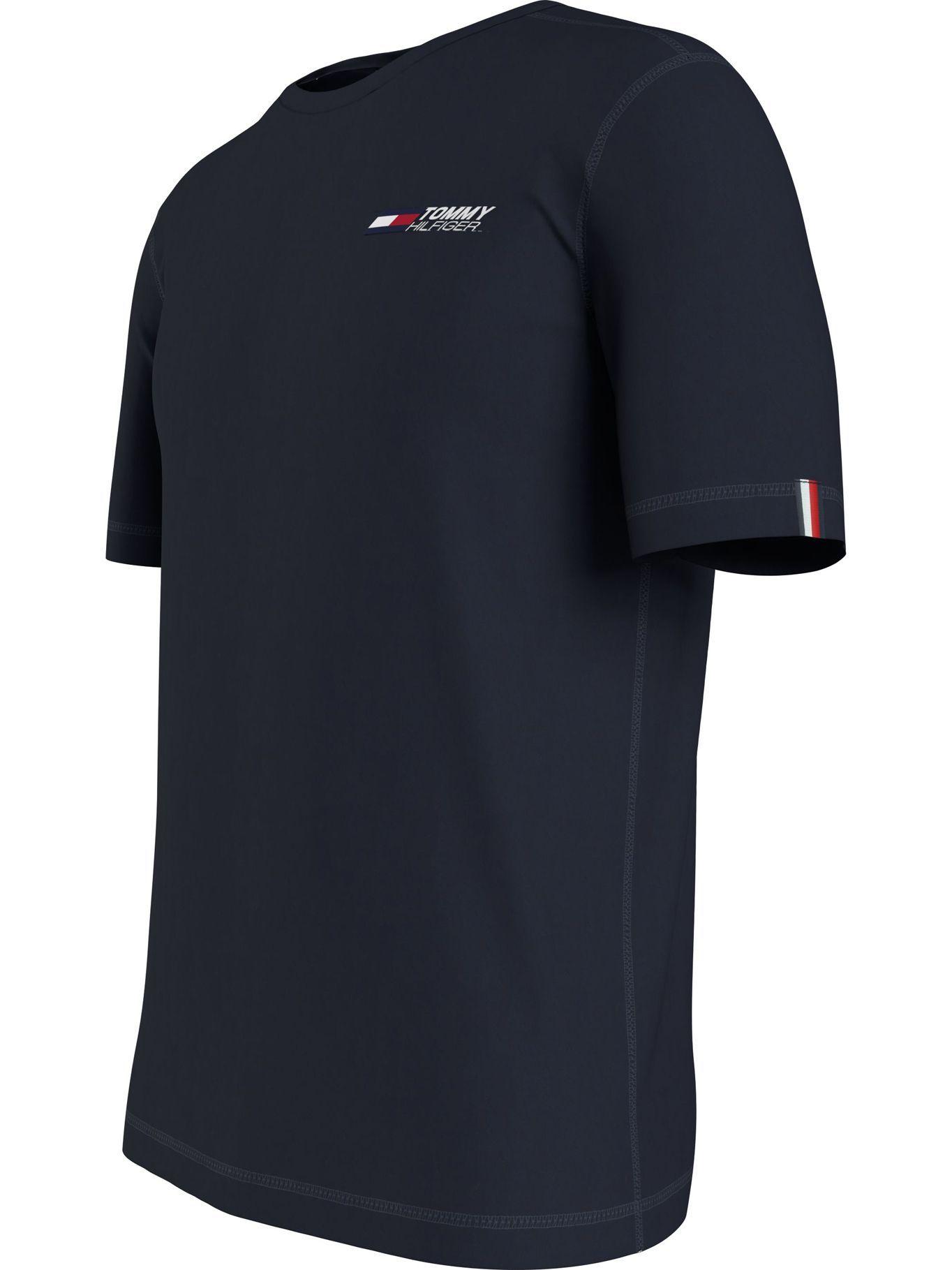 Polera Sport Slim Fit Azul Tommy Hilfiger MY2-2