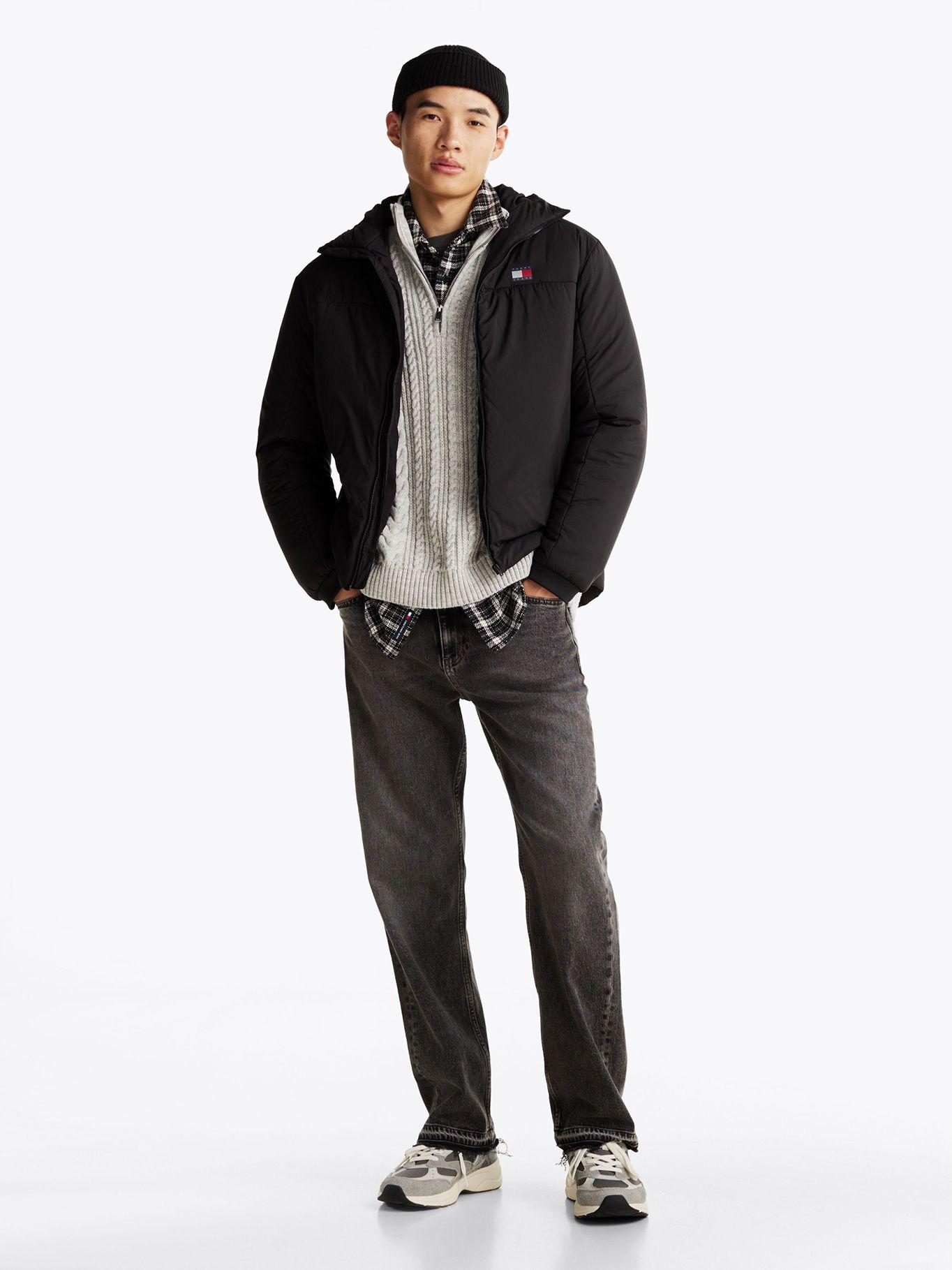 Cortavientos Poly Ligero Negro Tommy Jeans-1