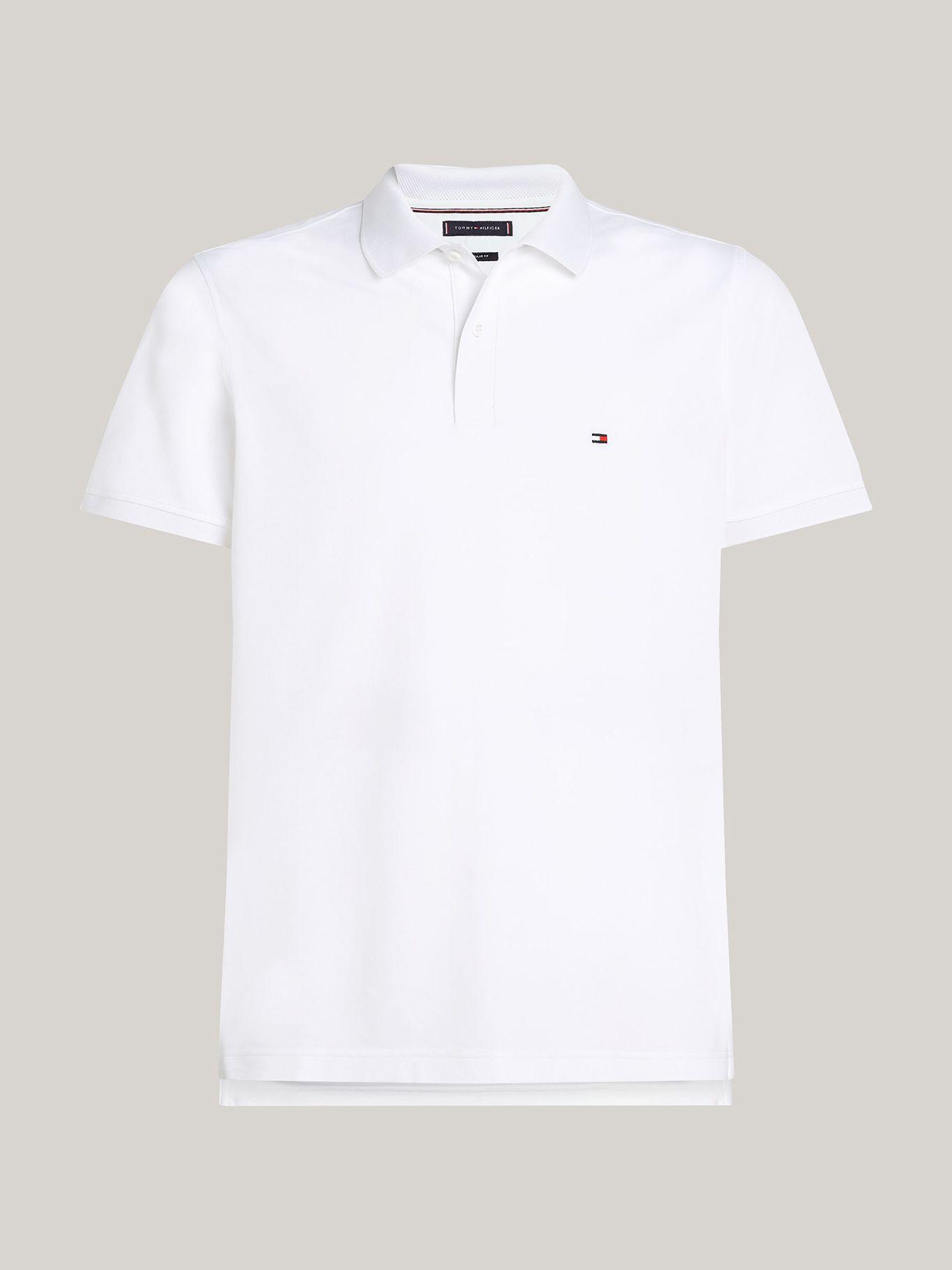 Polo Flex De Corte Regular Blanco Tommy Hilfiger-4