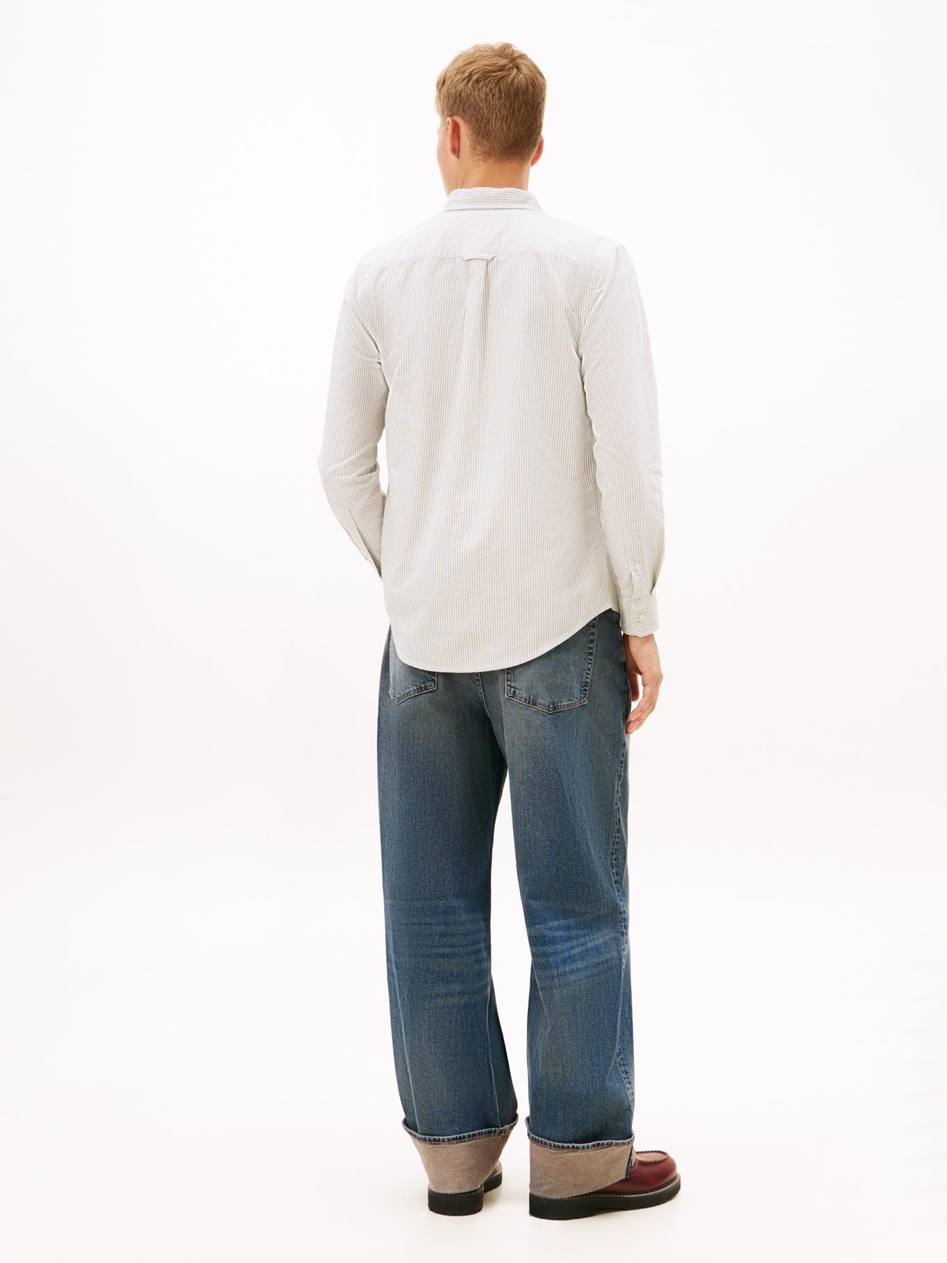 Camisa Diseño De Rayas Slim Fit-2