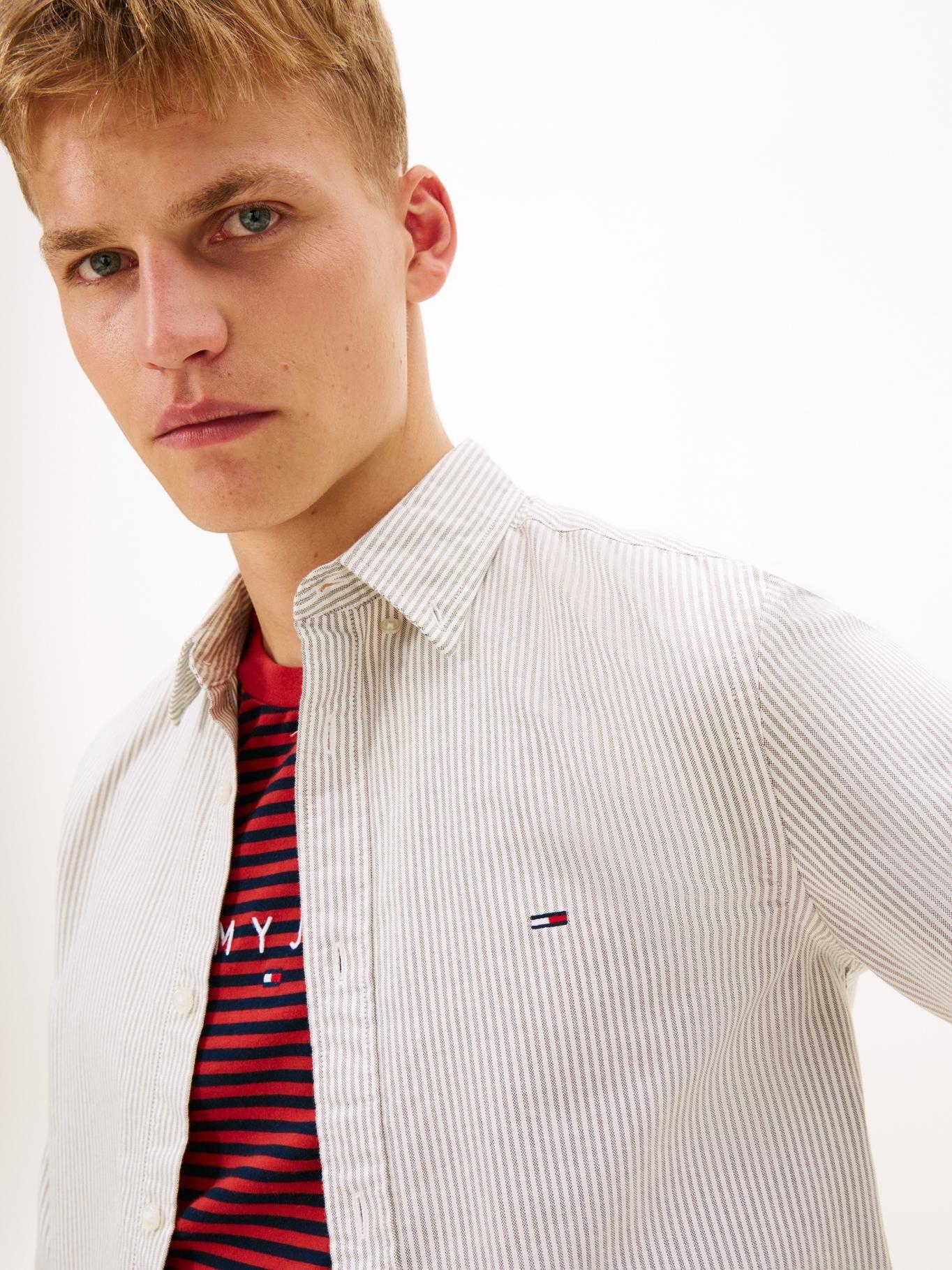 Camisa Diseño De Rayas Slim Fit-3