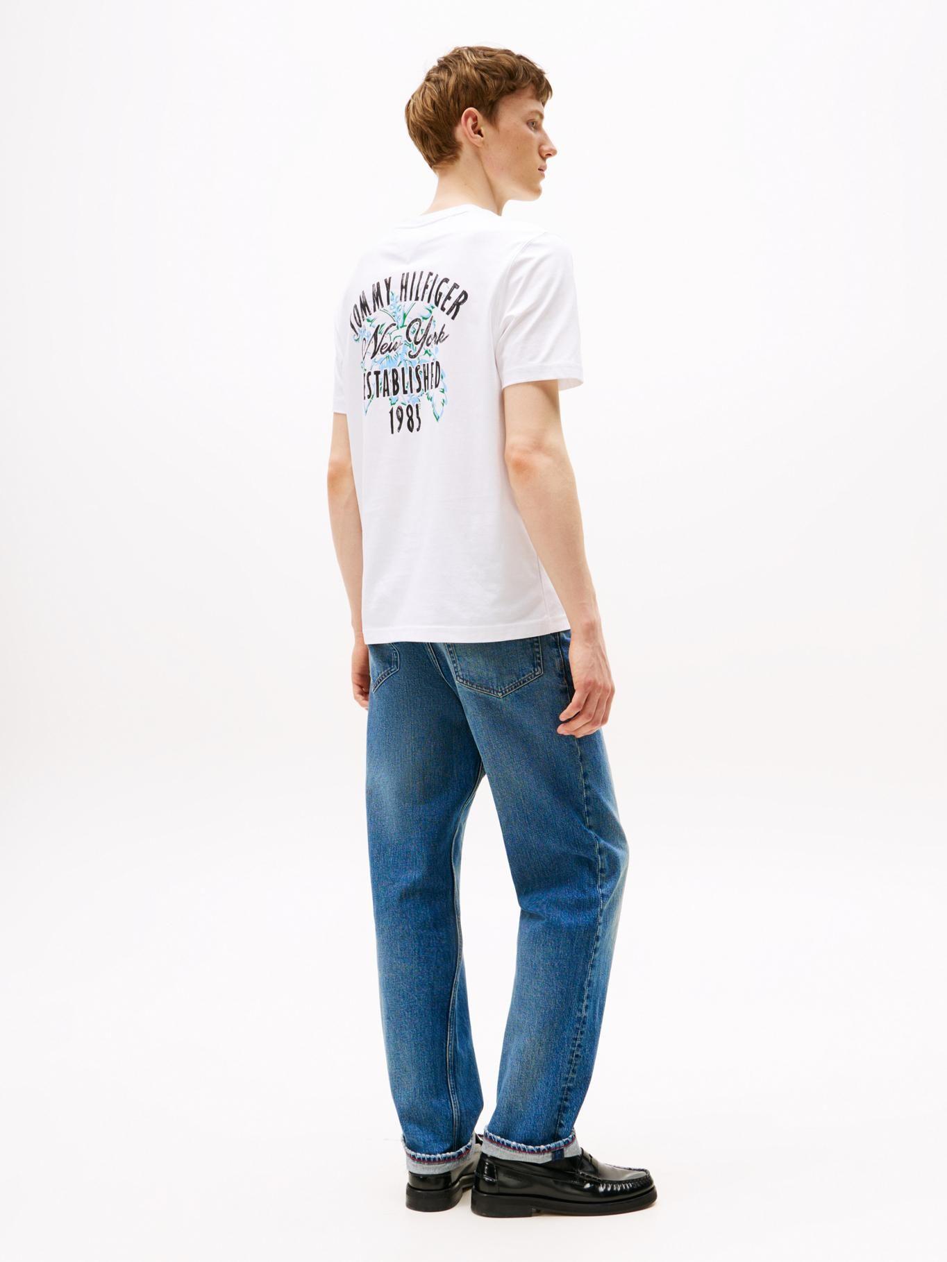 Polera Y Logo Gráfico Regular Fit Blanco Tommy Hilfiger-2