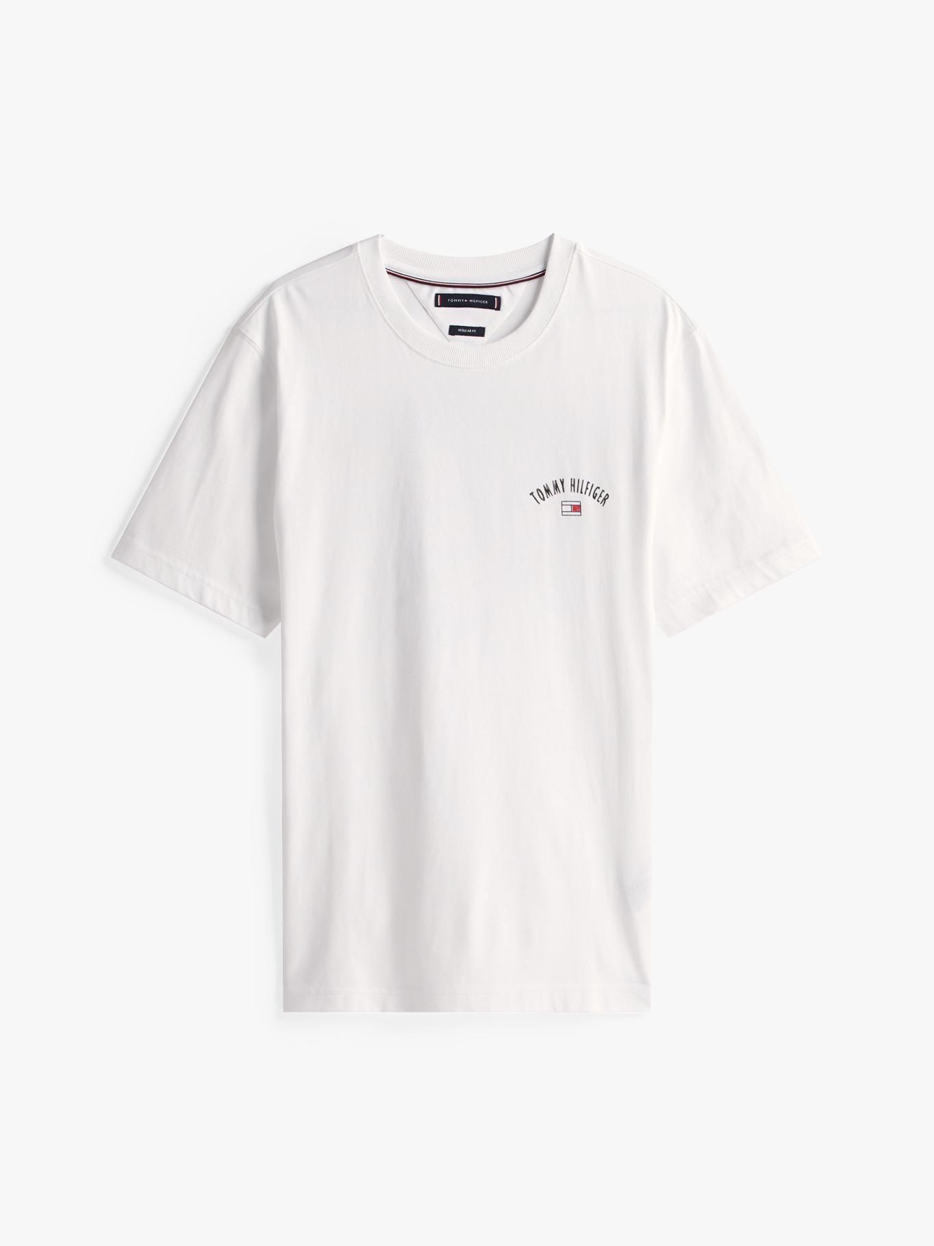 Polera Y Logo Gráfico Regular Fit Blanco Tommy Hilfiger-4