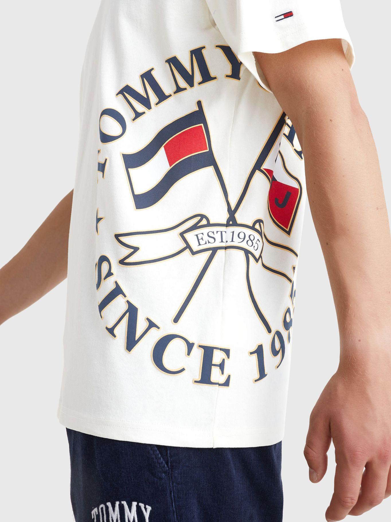 Polera Relaxed Modern Prepy Blanco Tommy Hilfiger-3