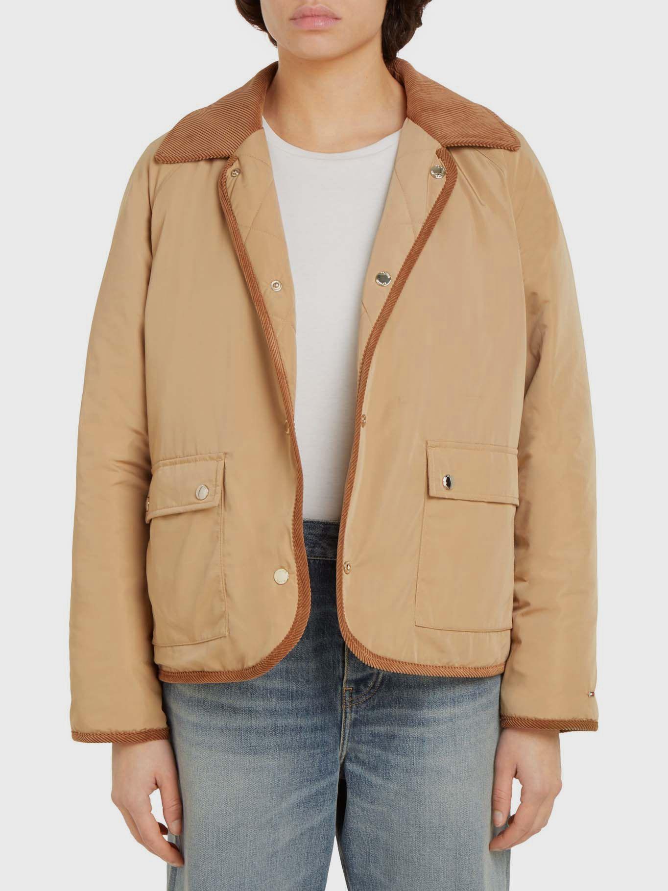 Chaqueta Quilted Reversible Beige Tommy Hilfiger-0