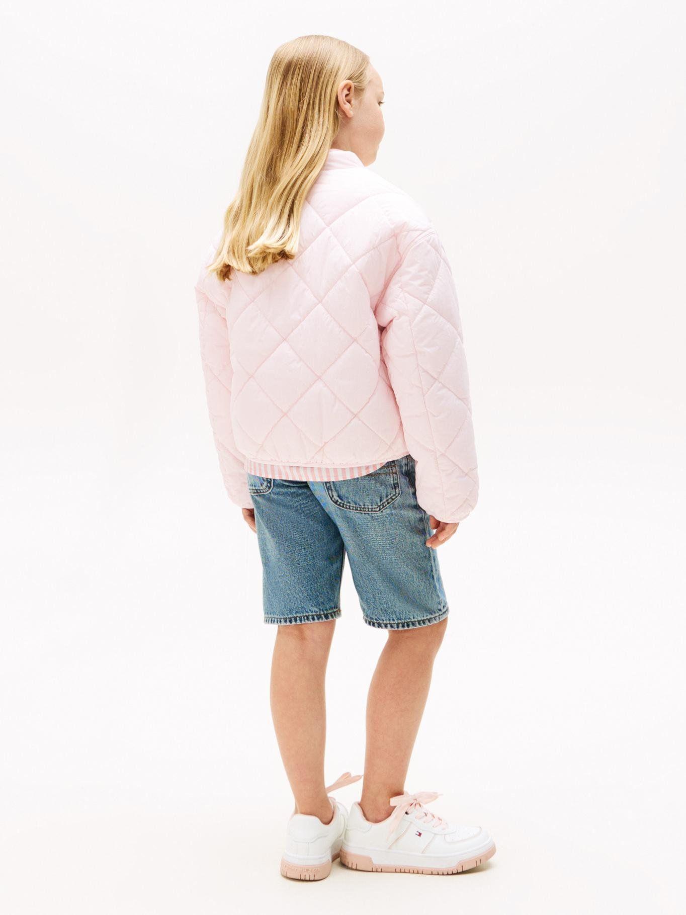 Chaqueta Quiletd Con Logo Bordado Rosado Tommy Hilfiger-2