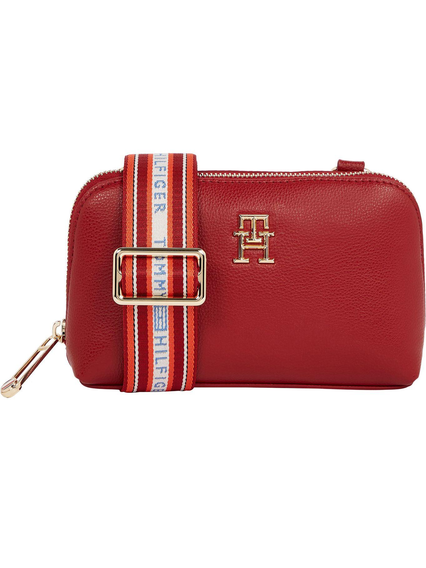Cartera Crossover Life Con Logo Rojo Tommy Hilfiger-0