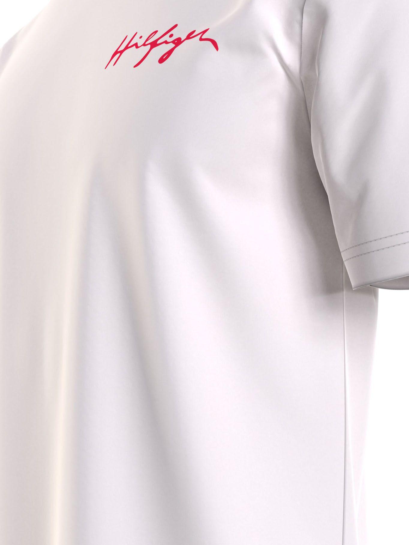 Pijama Manga Corta Signature Logo Crema Tommy Hilfiger-4