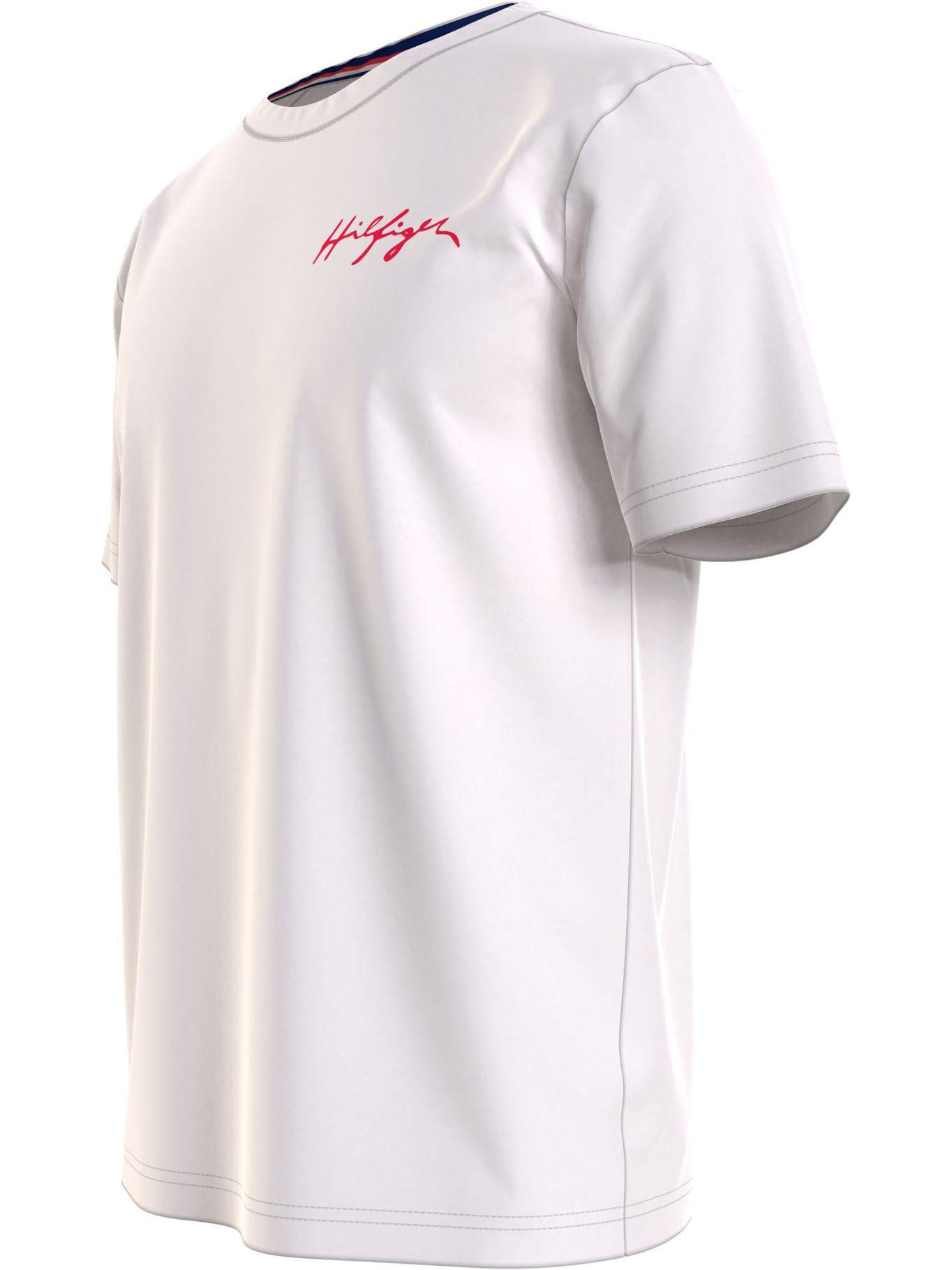 Pijama Manga Corta Signature Logo Crema Tommy Hilfiger-2