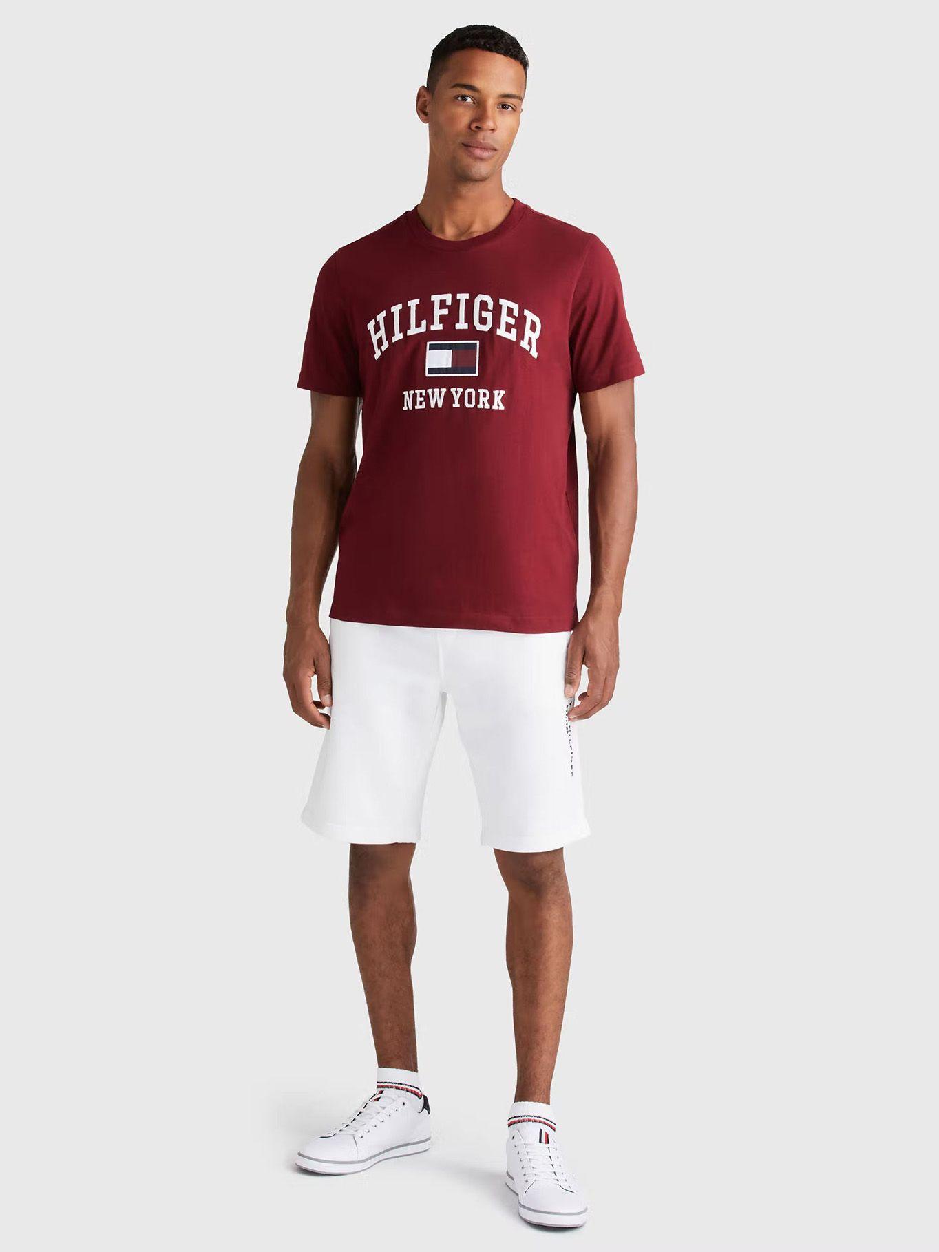 Short De Algodón Con Cordón Blanco Tommy Hilfiger-0