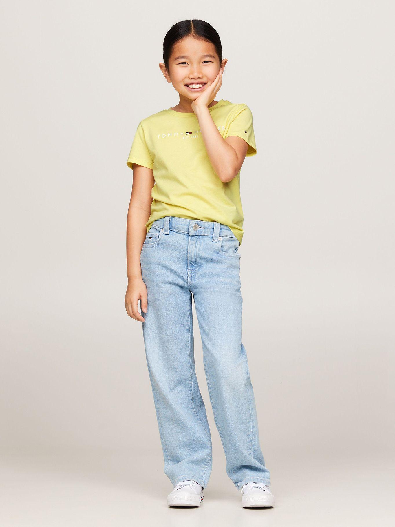 Polera Essential Organic Cotton Amarillo Tommy Hilfiger-1