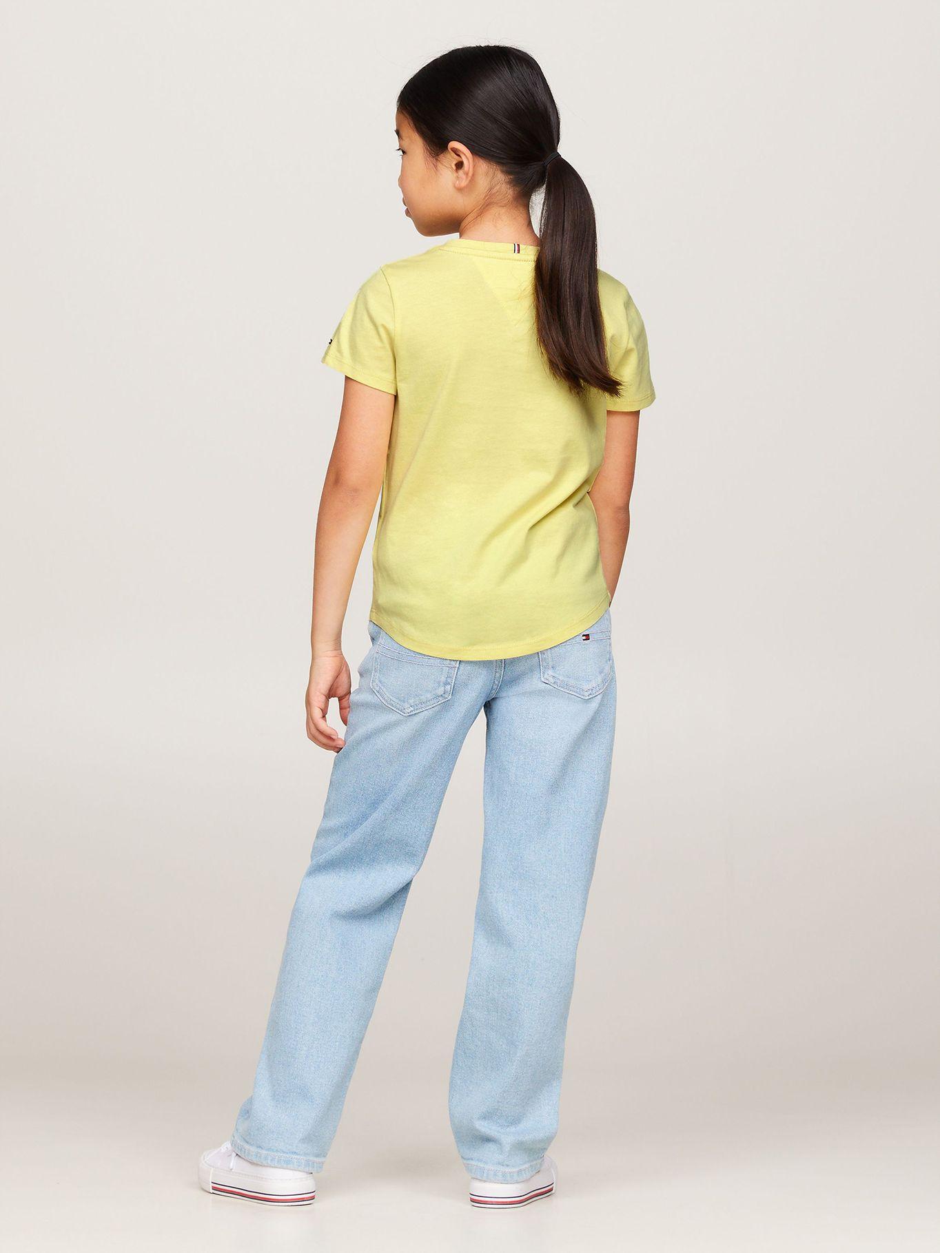 Polera Essential Organic Cotton Amarillo Tommy Hilfiger-2