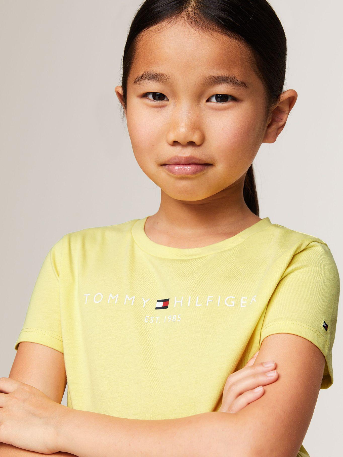 Polera Essential Organic Cotton Amarillo Tommy Hilfiger-3