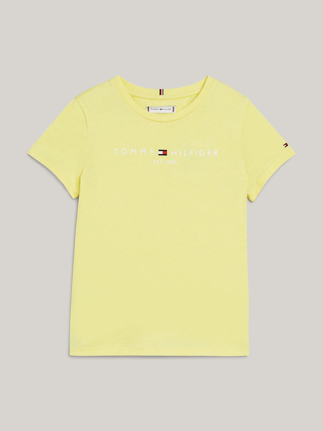 Polera Essential Organic Cotton Amarillo Tommy Hilfiger-4