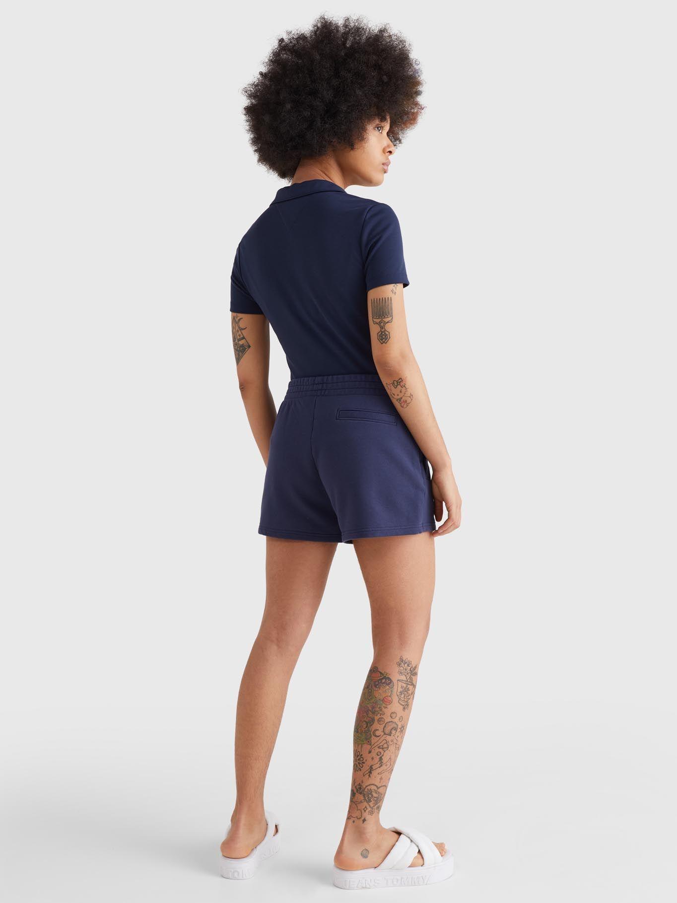 Shorts Essential De Algodón Orgánico Azul Tommy Hilfiger-1
