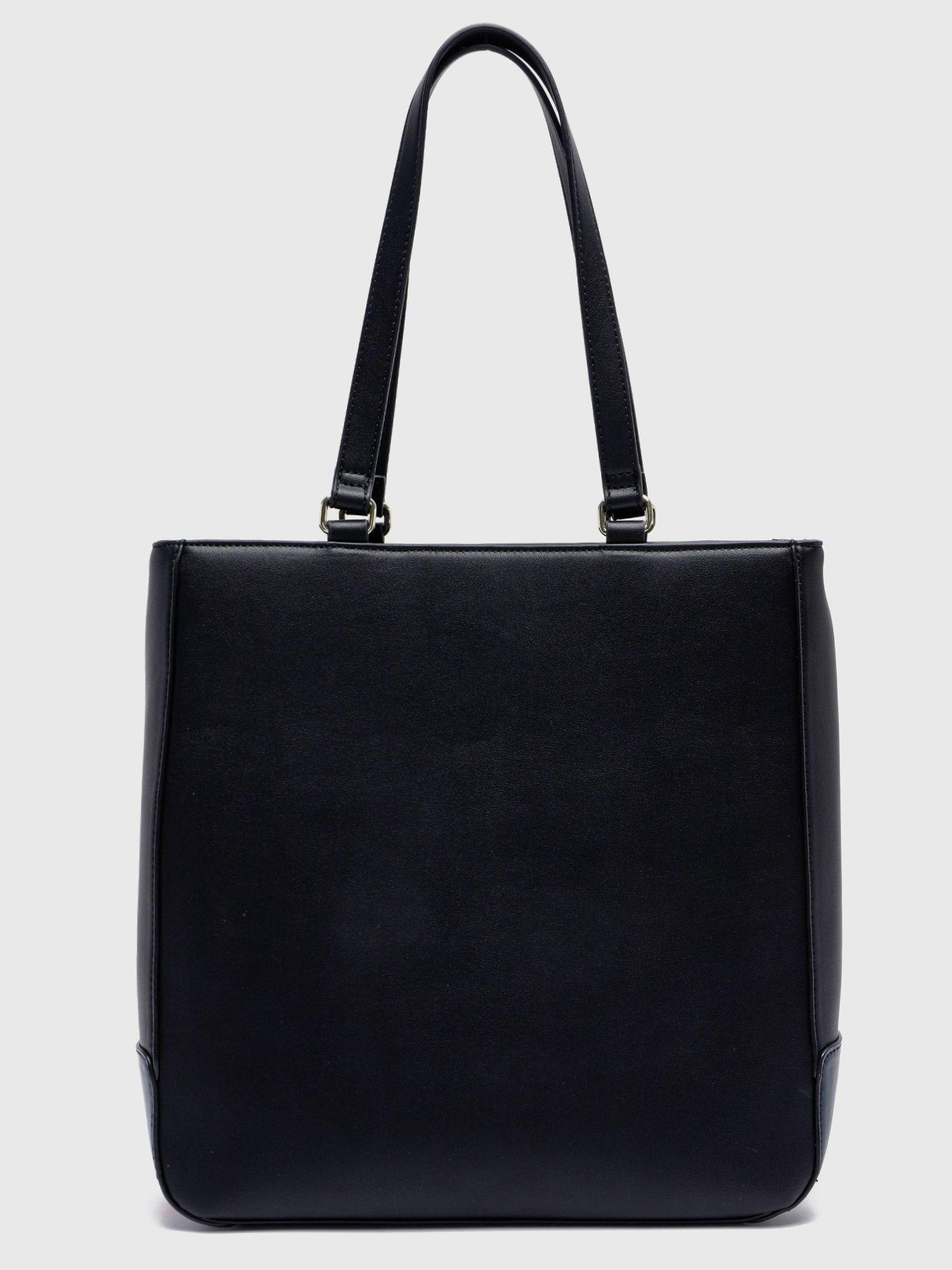 Bolso Tote Signature Con Logo Negro Tommy Hilfiger-1