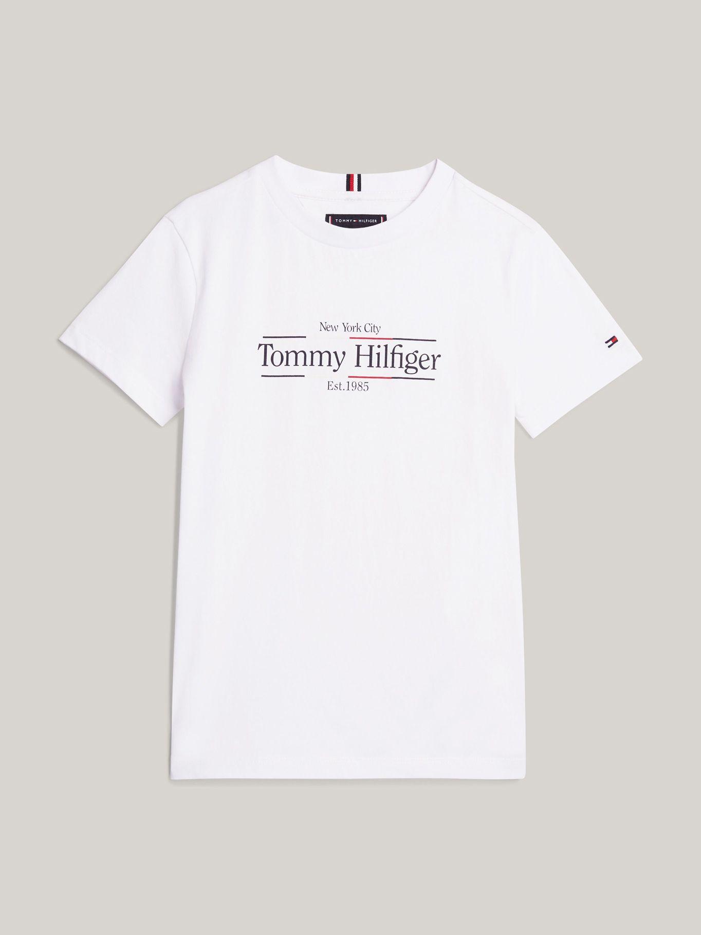 Polera C-Neck Con Logo Icon Blanco Tommy Hilfiger-4
