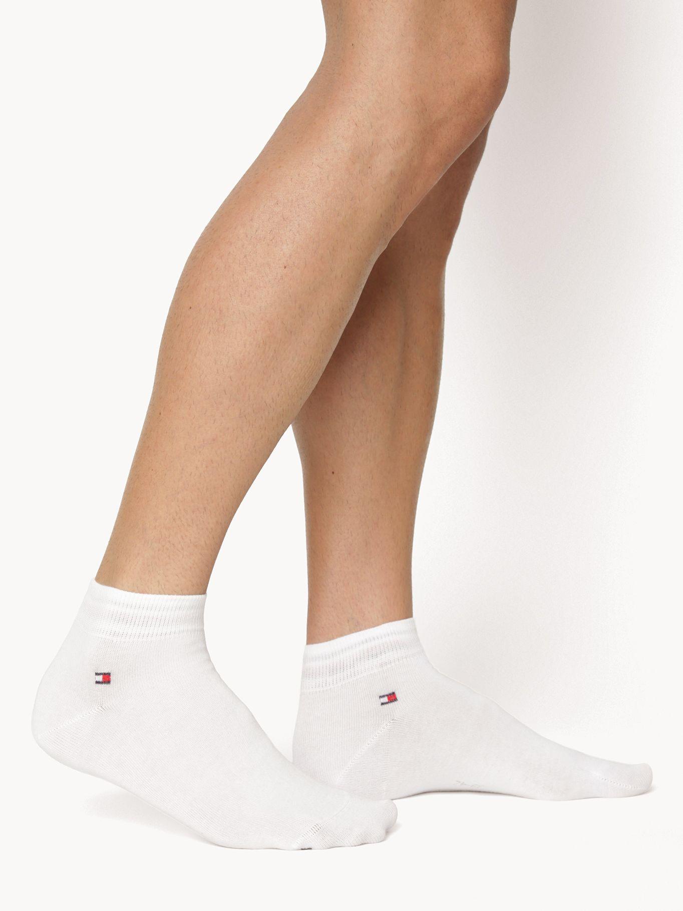 Pack 2 Par Calcetin Tobilleros Blanco Tommy Hilfiger-1