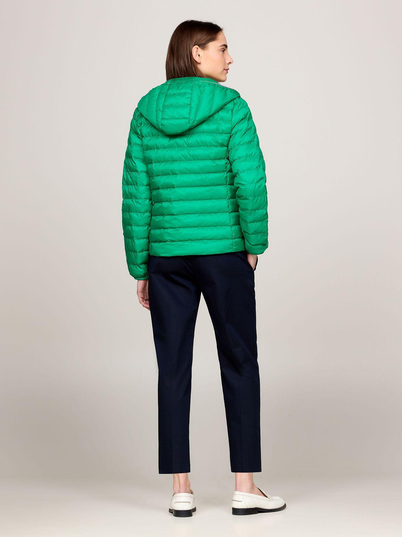Parka Acolchada Global Stripe Verde Tommy Hilfiger-2