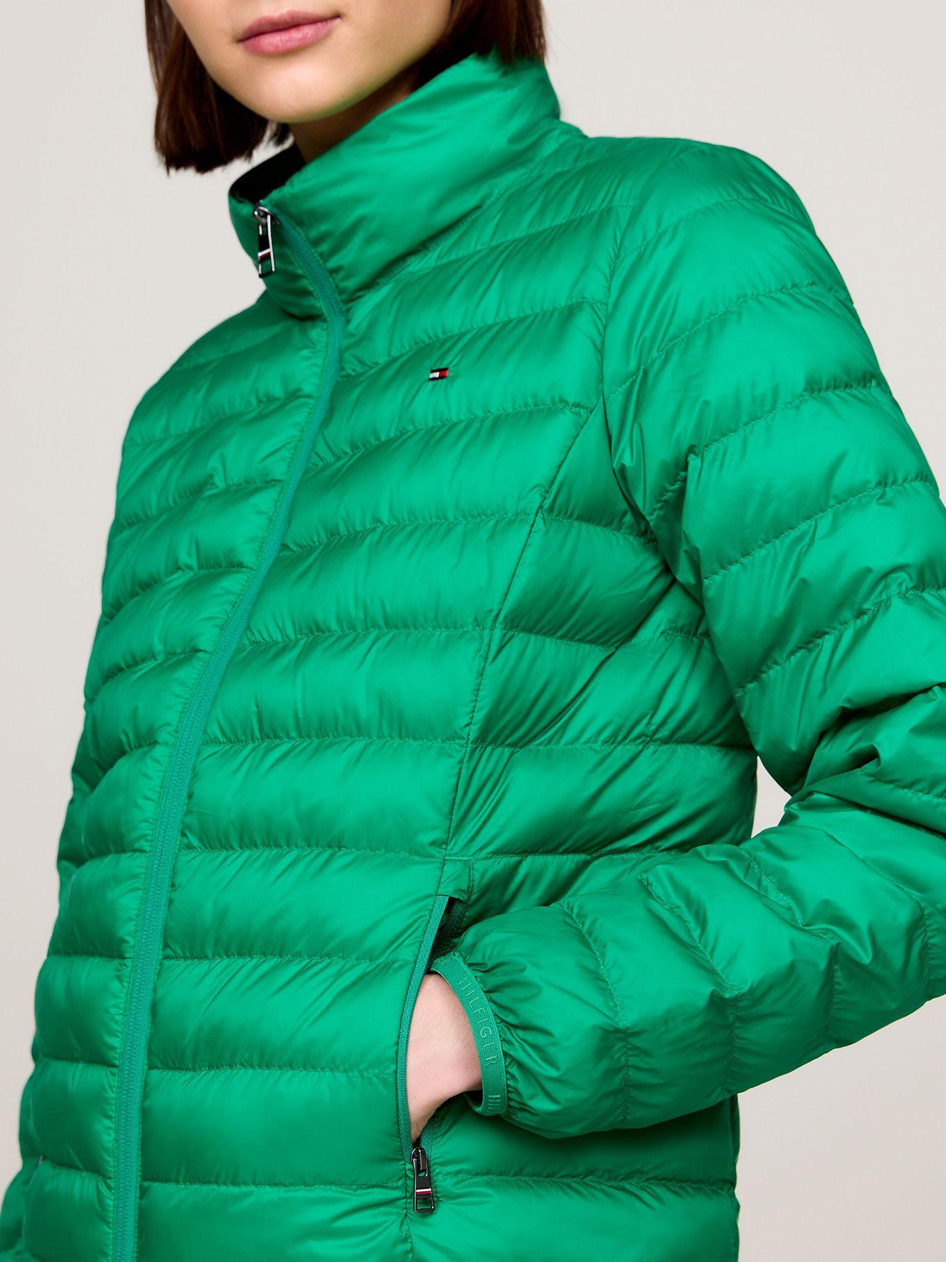 Parka Acolchada Global Stripe Verde Tommy Hilfiger-4