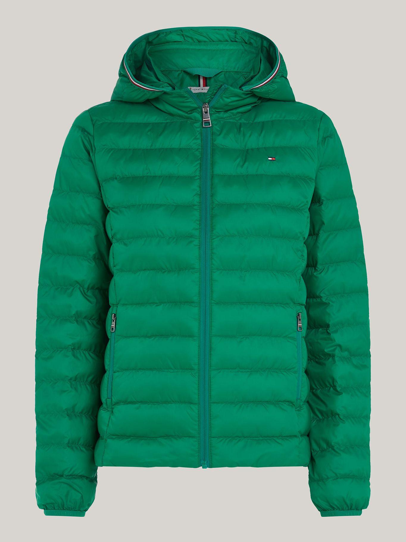 Parka Acolchada Global Stripe Verde Tommy Hilfiger-5