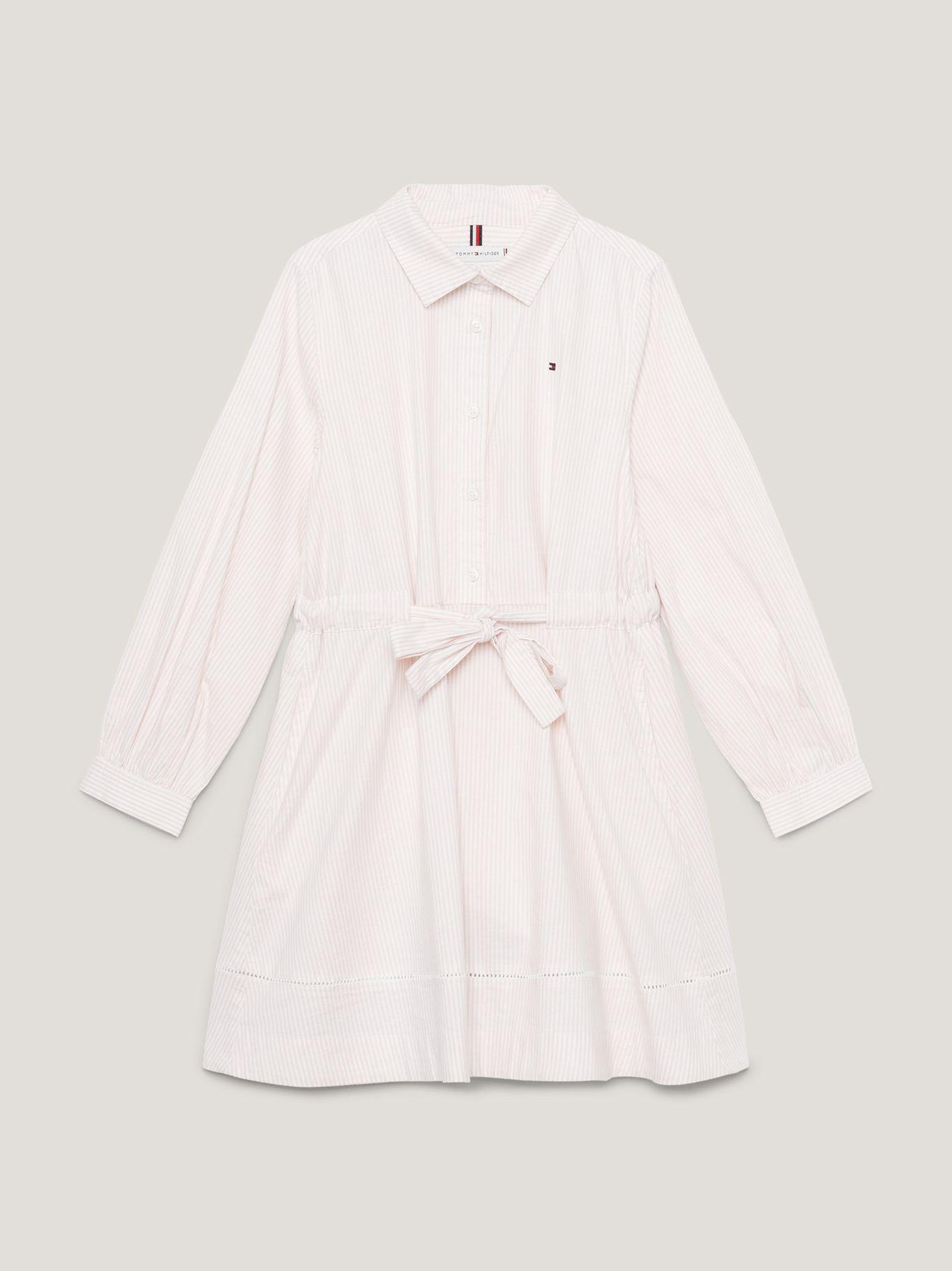 VESTIDO ESSENTIAL RAYAS ITHACA BLANCO TOMMY HILFIGER-0