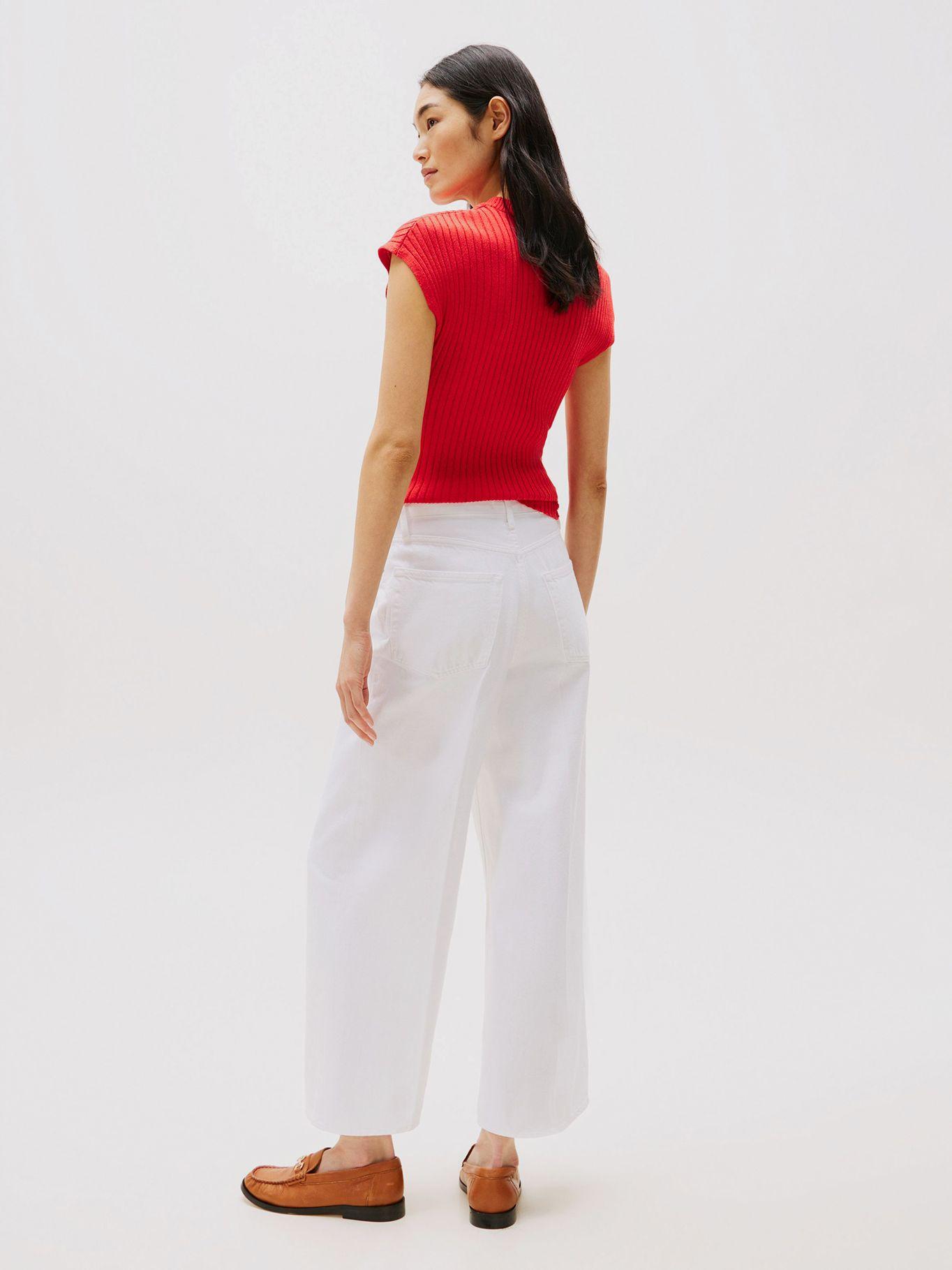 Jeans Wide Leg De Talle Alto Blanco Tommy Hilfiger-2