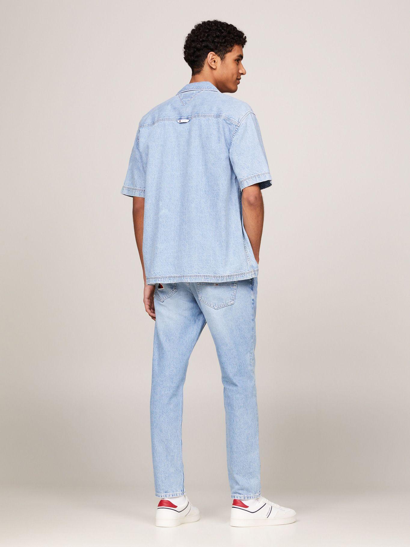 Sobrecamisa Explorer Luxe Con Logo Celeste Tommy Jeans-2