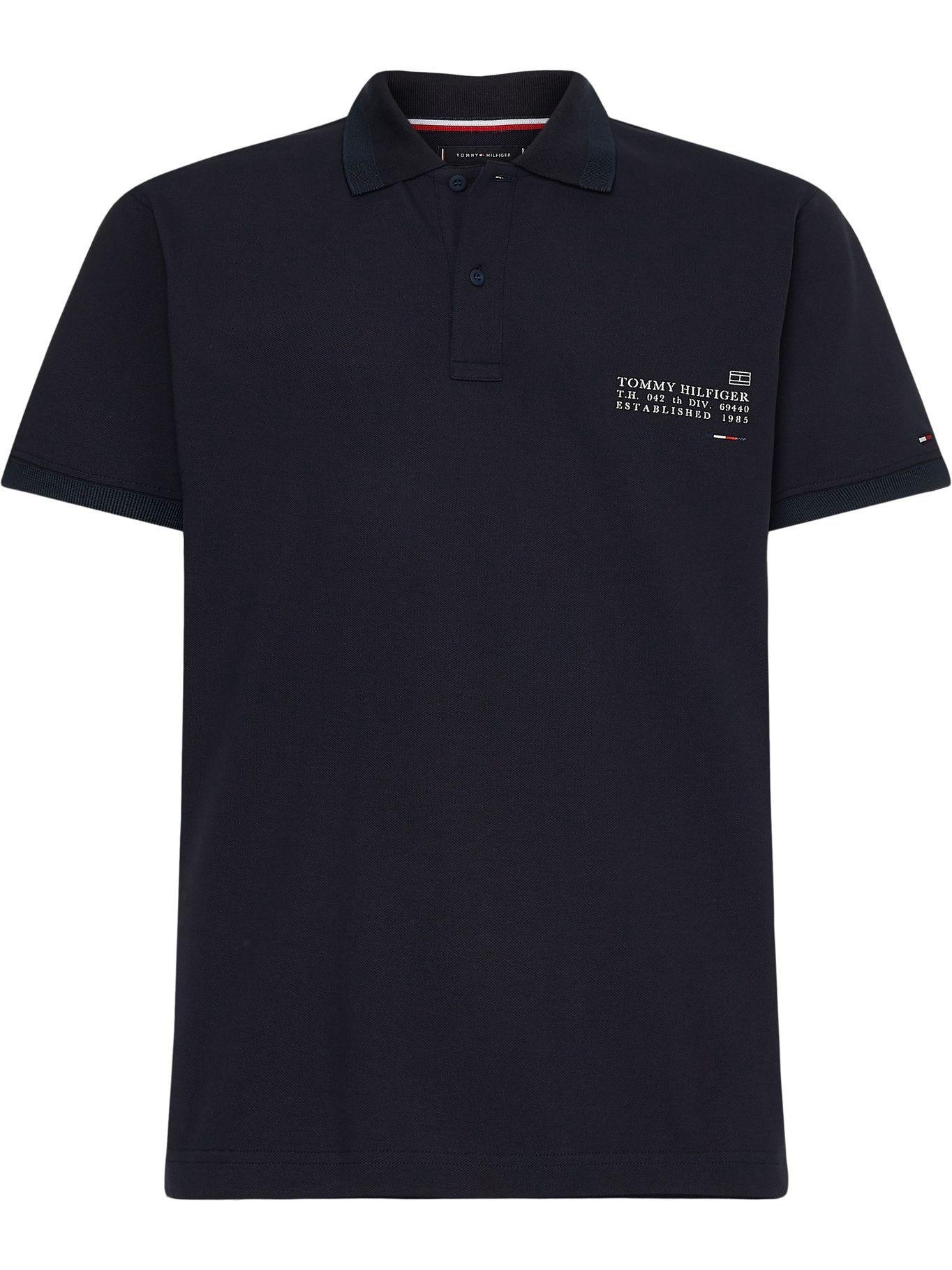 Polo Back Print Azul Tommy Hilfiger F2-0