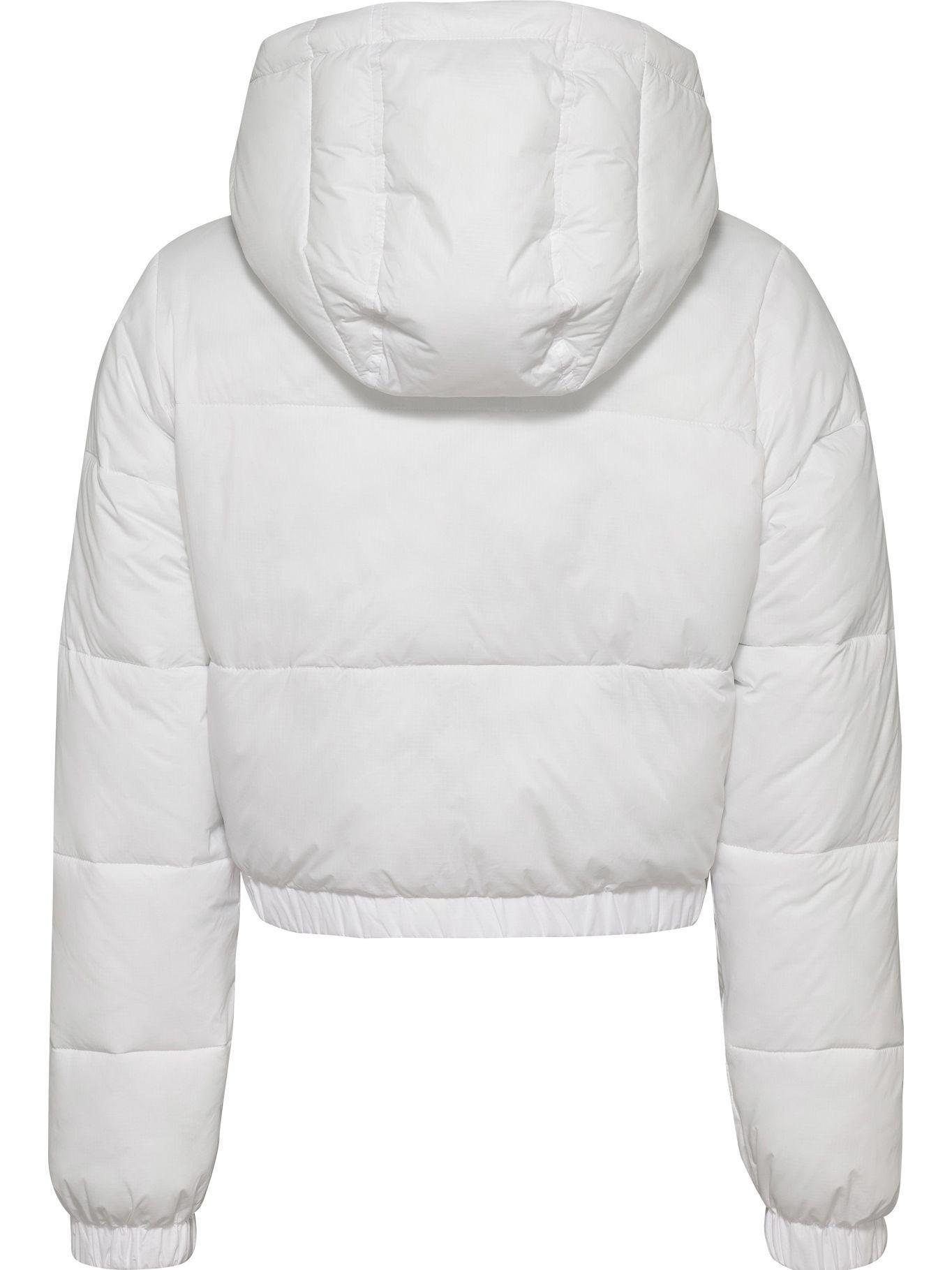 Chaqueta Cropped Signature Logo Blanco Tommy Hilfiger-1