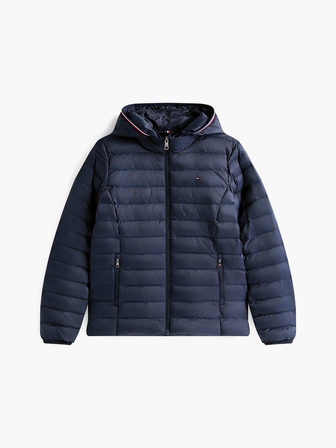 Parka Acolchada Con Logo Bordado-4