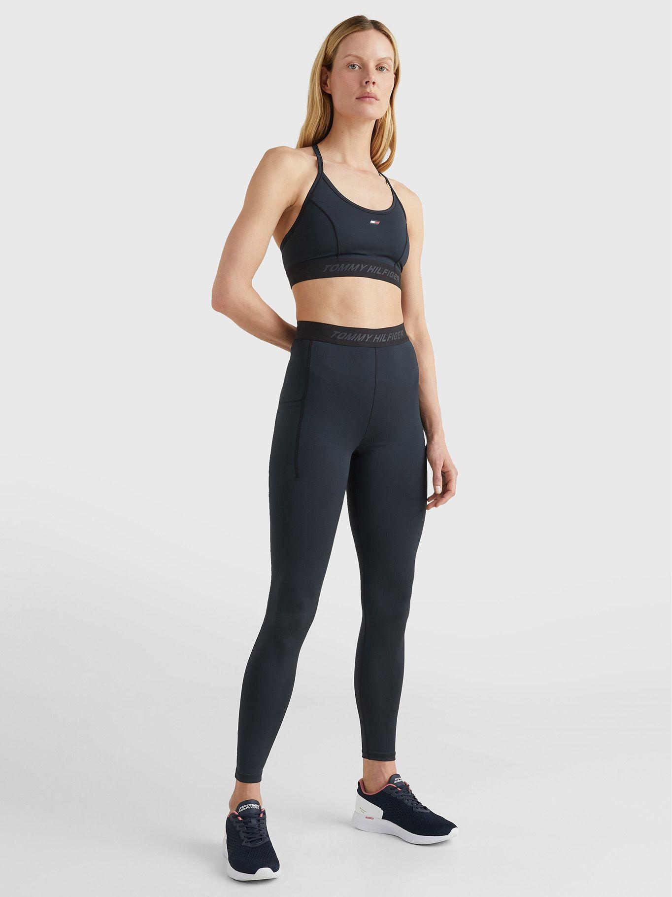 Peto Sport De Sujeción Baja Negro Tommy Hilfiger-2