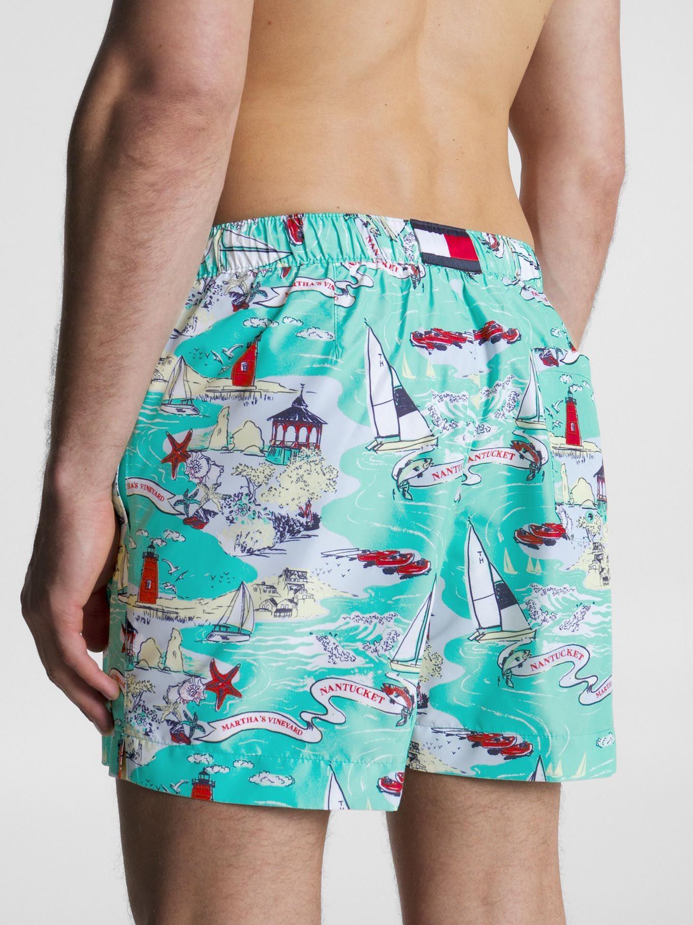 Traje De Baño Essential Con Diseño Verde Tommy Hilfiger-2