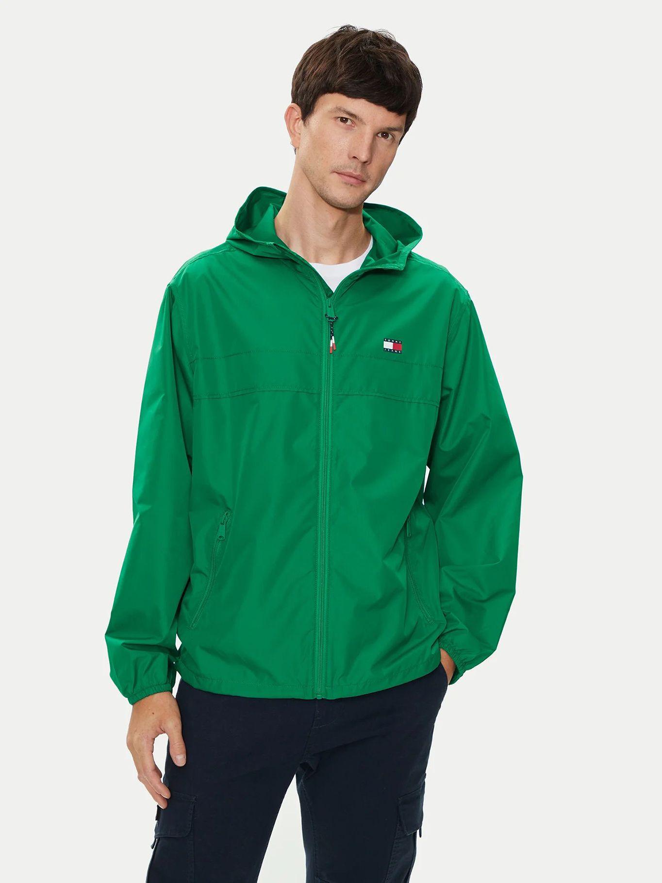 Cortavientos Chicago Con Cierre Verde Tommy Jeans-0